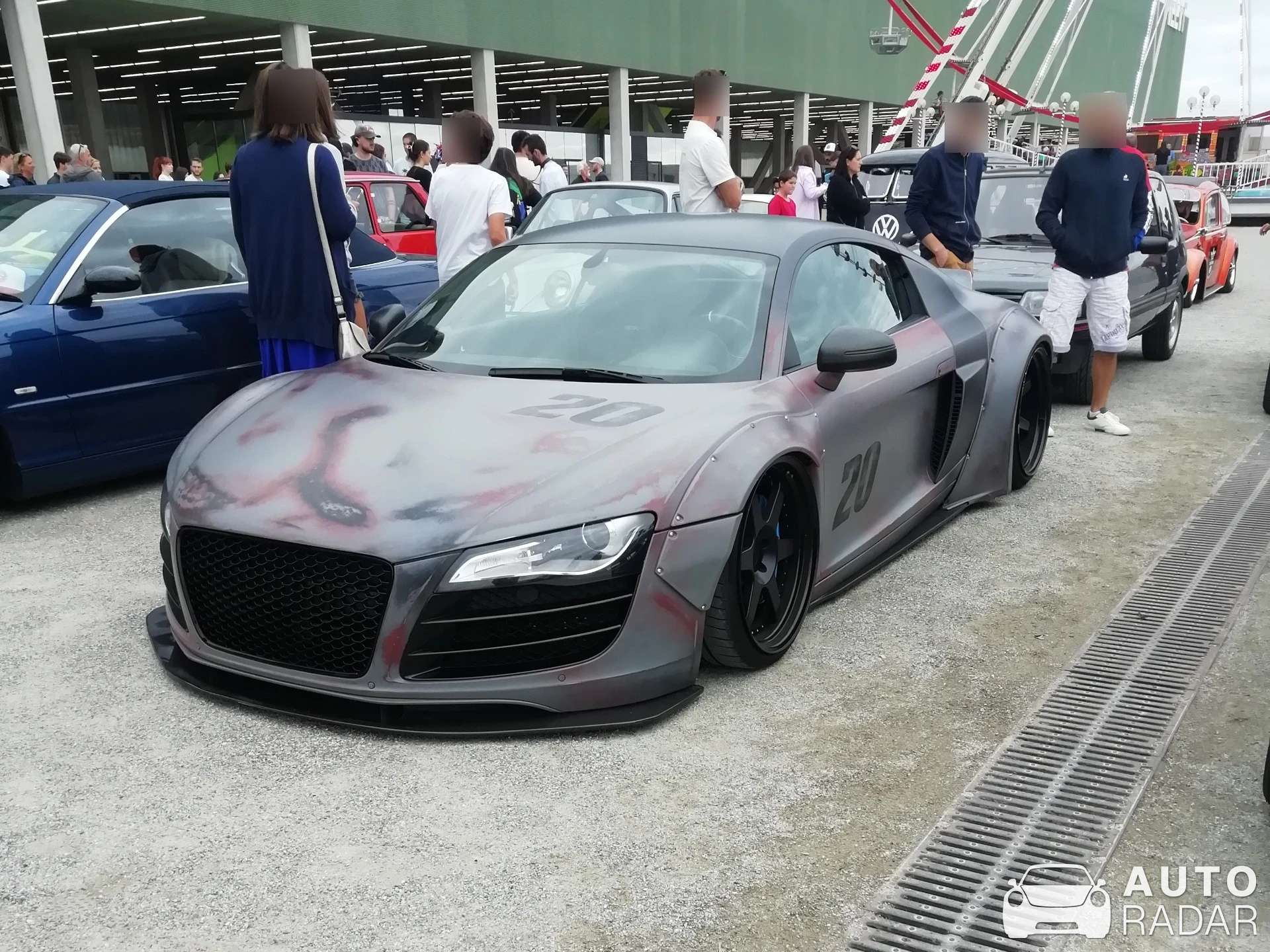 Audi R8 Liberty Walk Widebody spotted in Aussonne