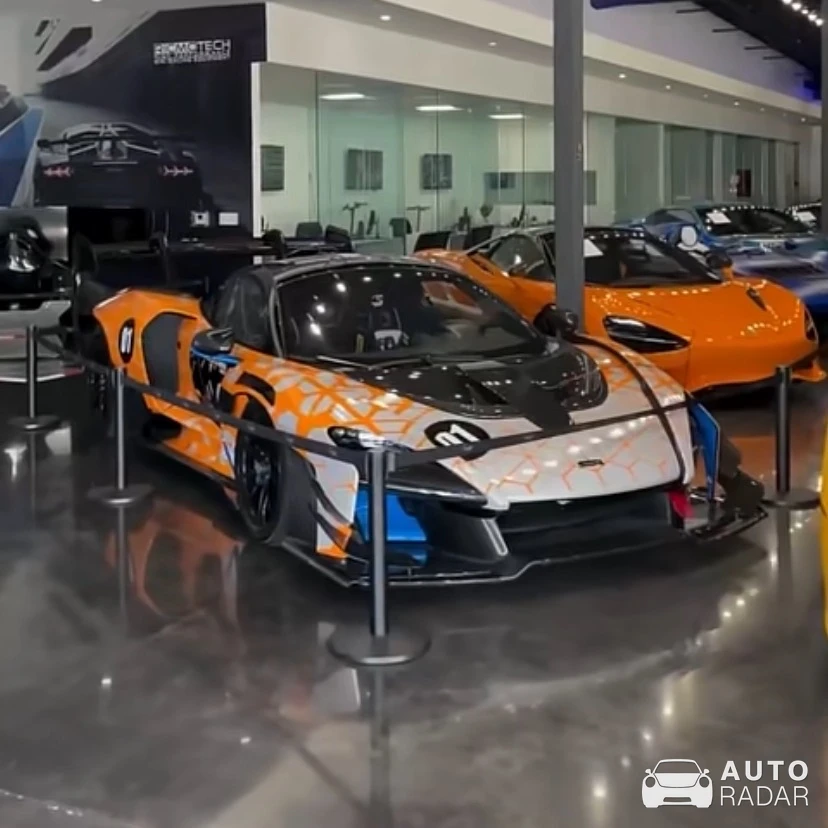 McLaren Senna GTR spotted in New York, United States