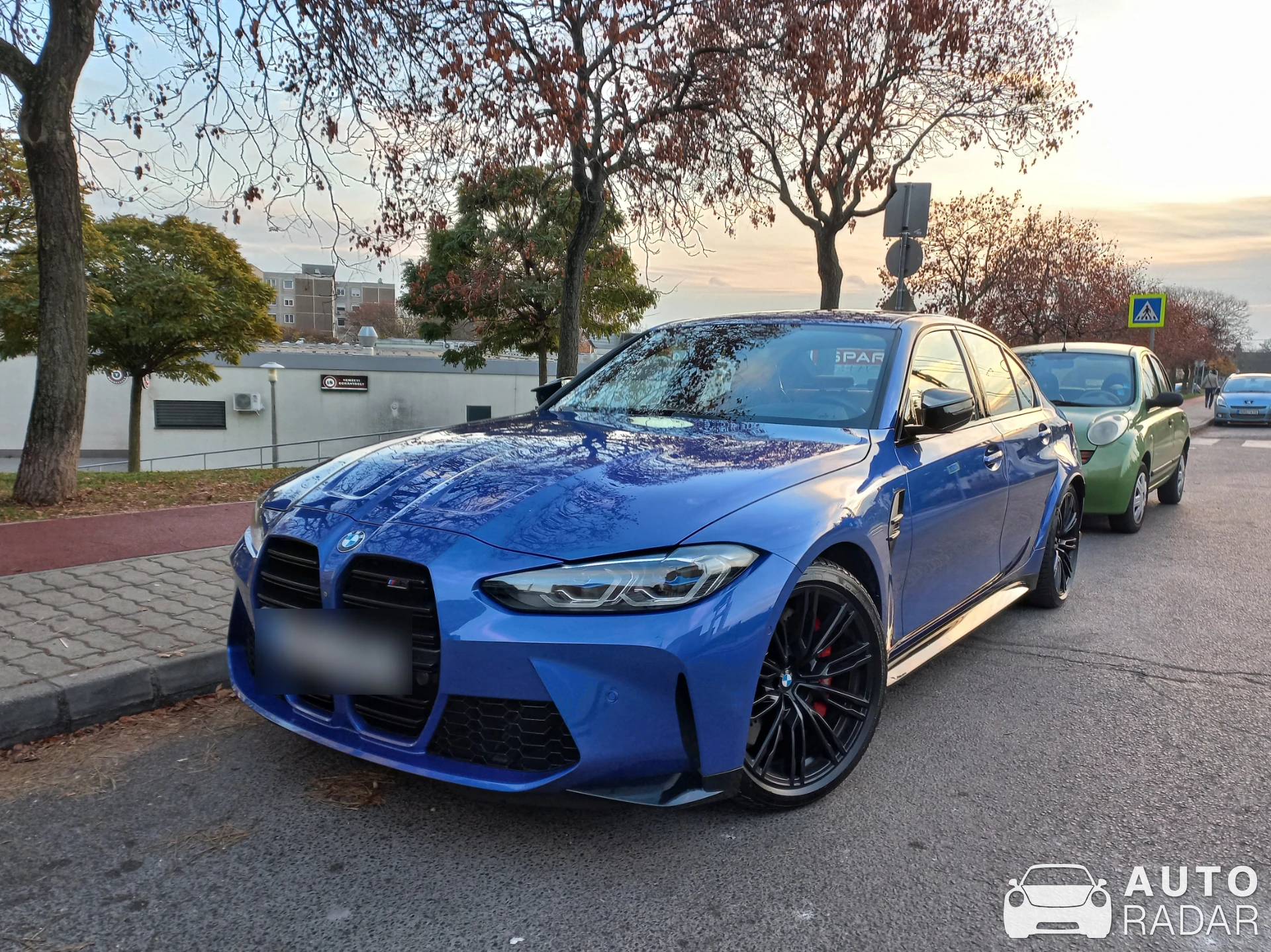BMW M3 G80 Sedan Competition spotted in Budapest, Magyarország