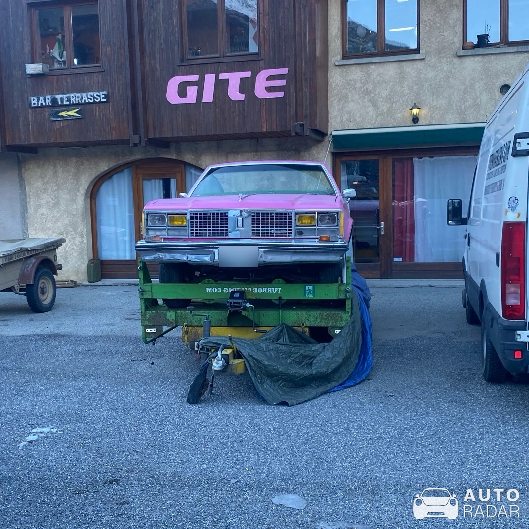 Cadillac Eldorado Biarritz Convertible spotted in La Grave