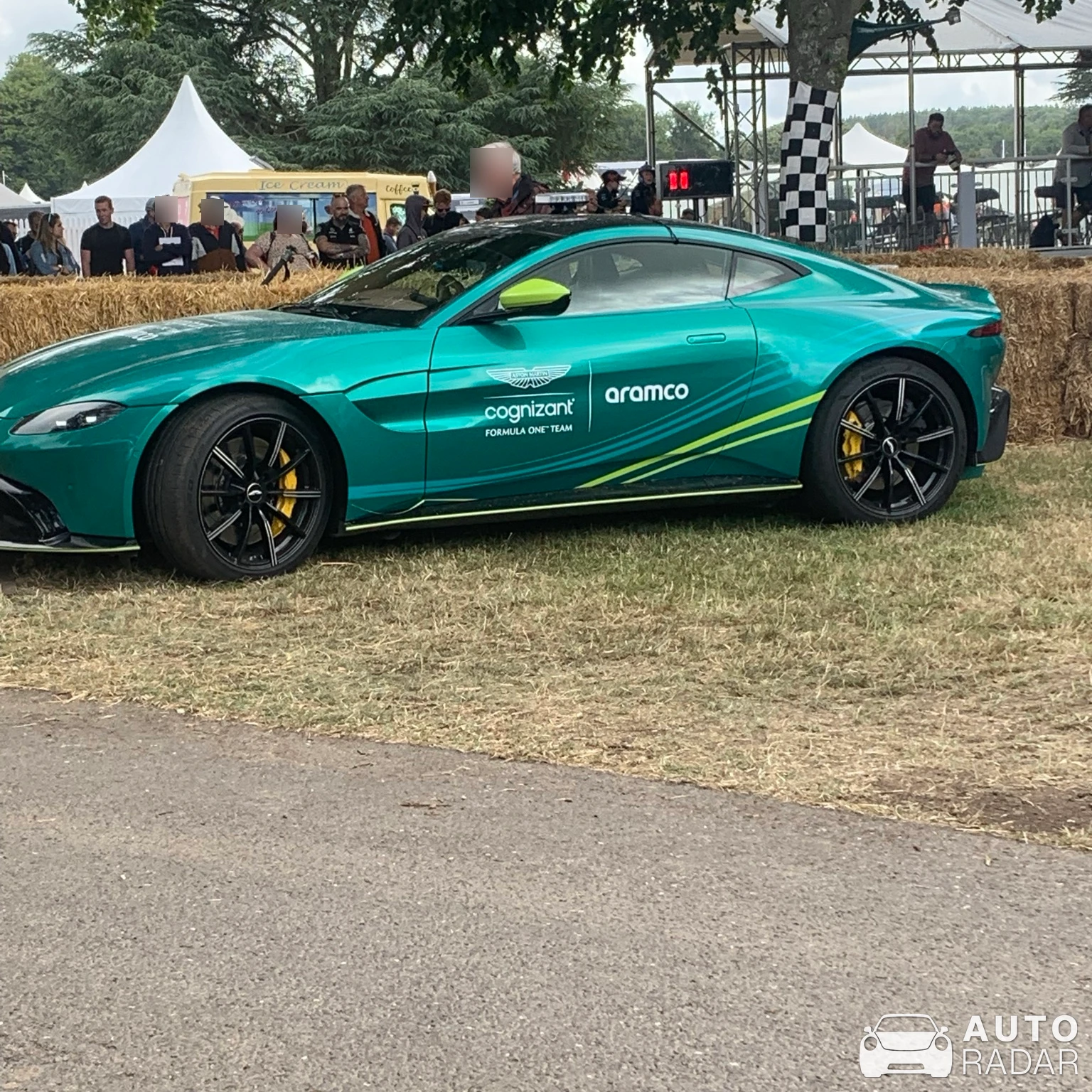 Aston Martin Vantage F1 Safety Car spotted in Chichester