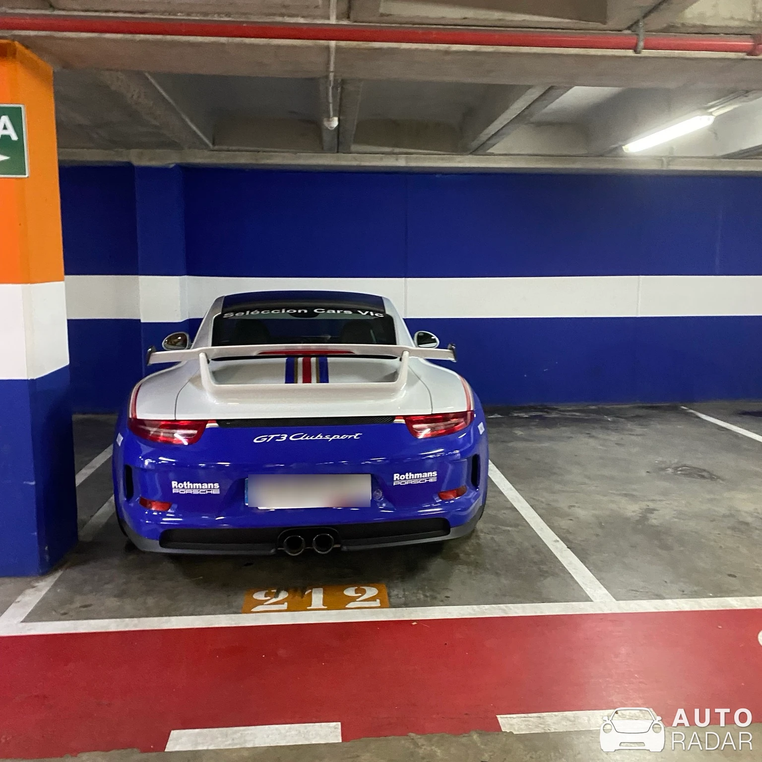 Porsche 997 GT3 Clubsport spotted in Valencia