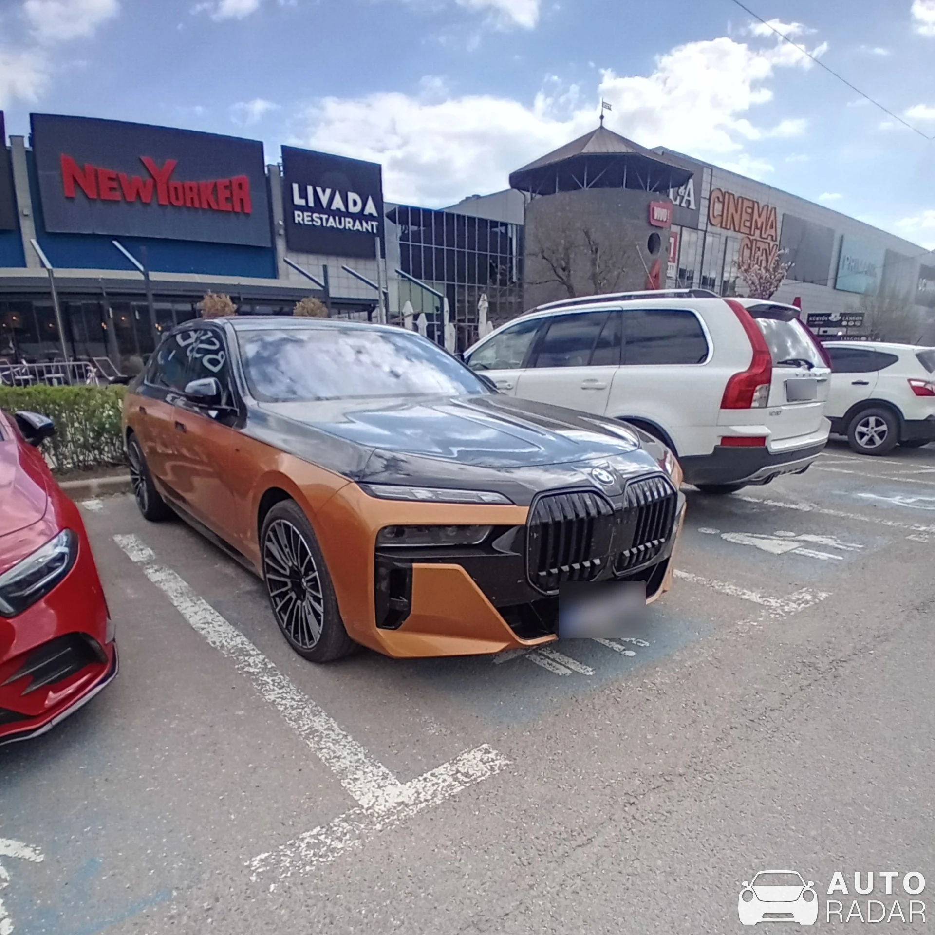 BMW i7 M70 G70 spotted in Florești