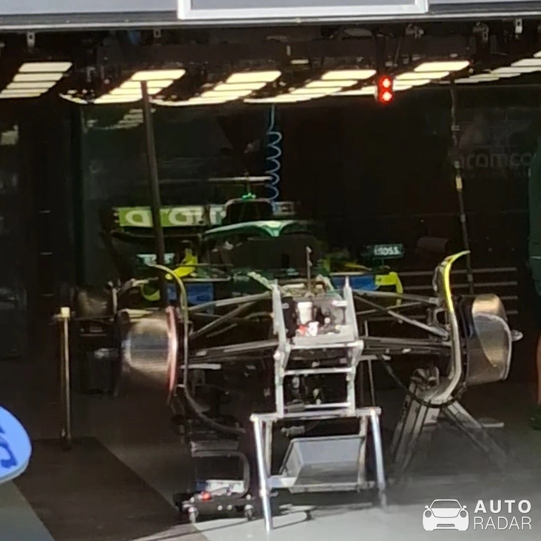 Aston Martin AMR25 spotted in Mogyoród