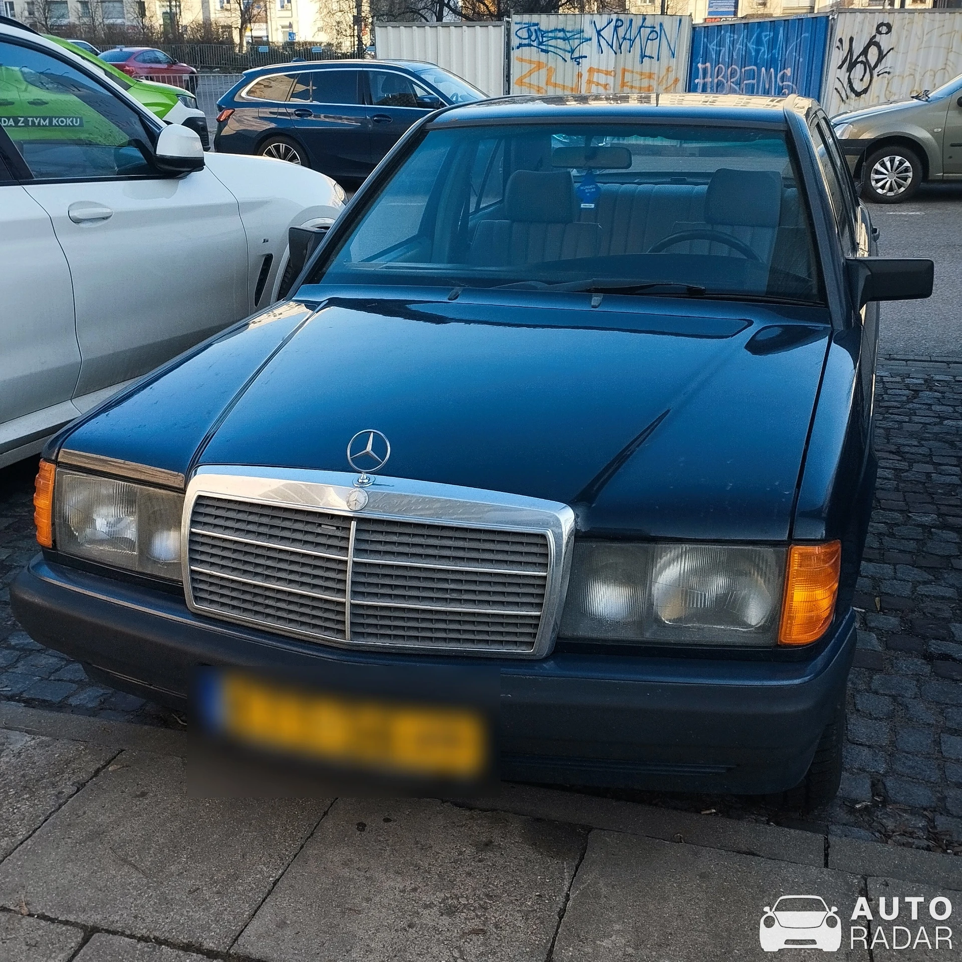 Mercedes-Benz 190E spotted in Warsaw, Poland
