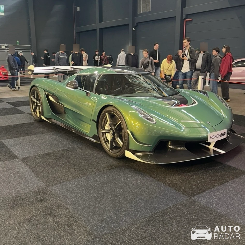 Koenigsegg Jesko Attack Plus spotted in Gent