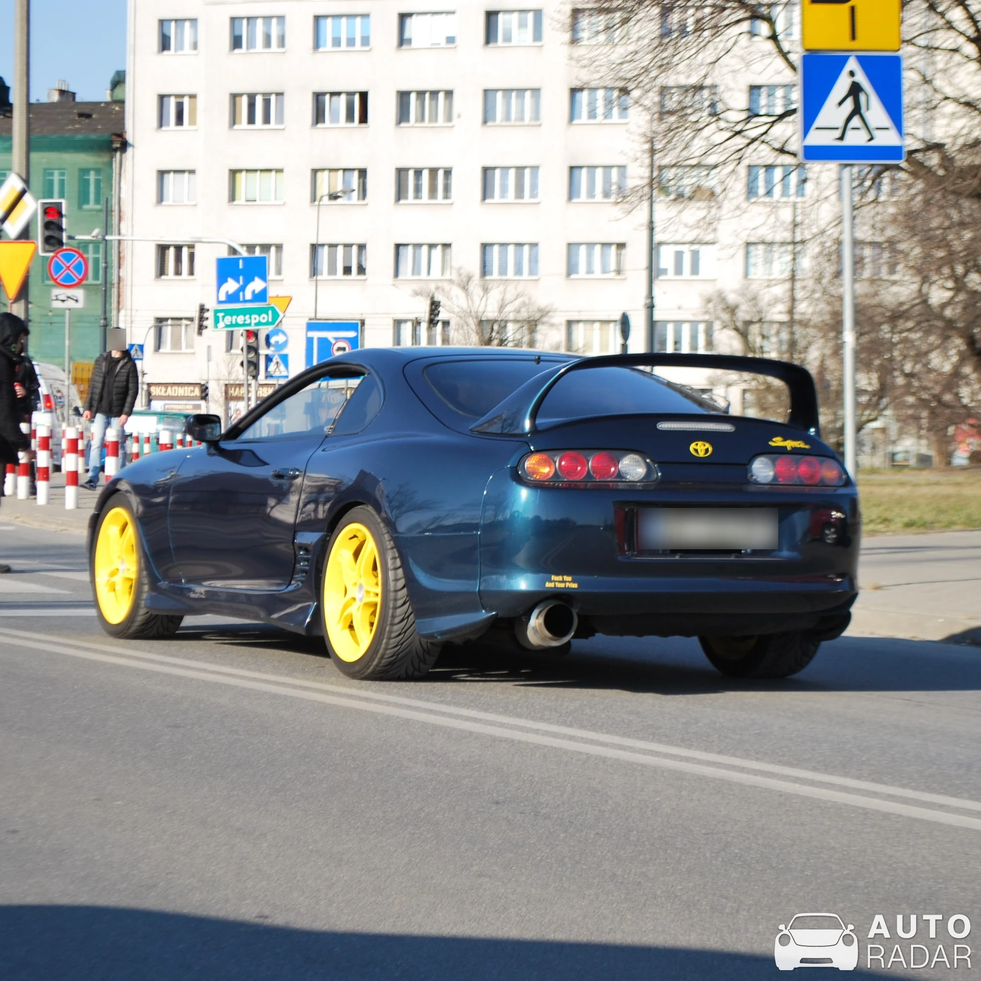 Toyota Supra A80 spotted in Warszawa, Poland