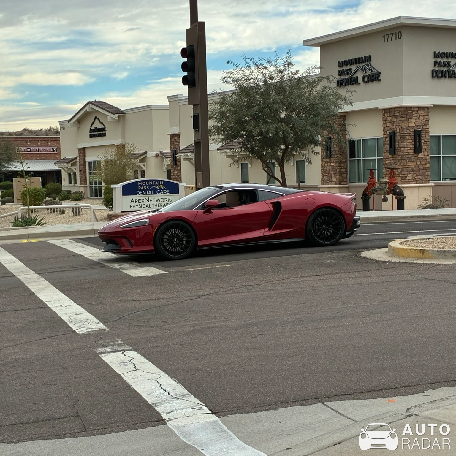 McLaren GT spotted in Goodyear, United States