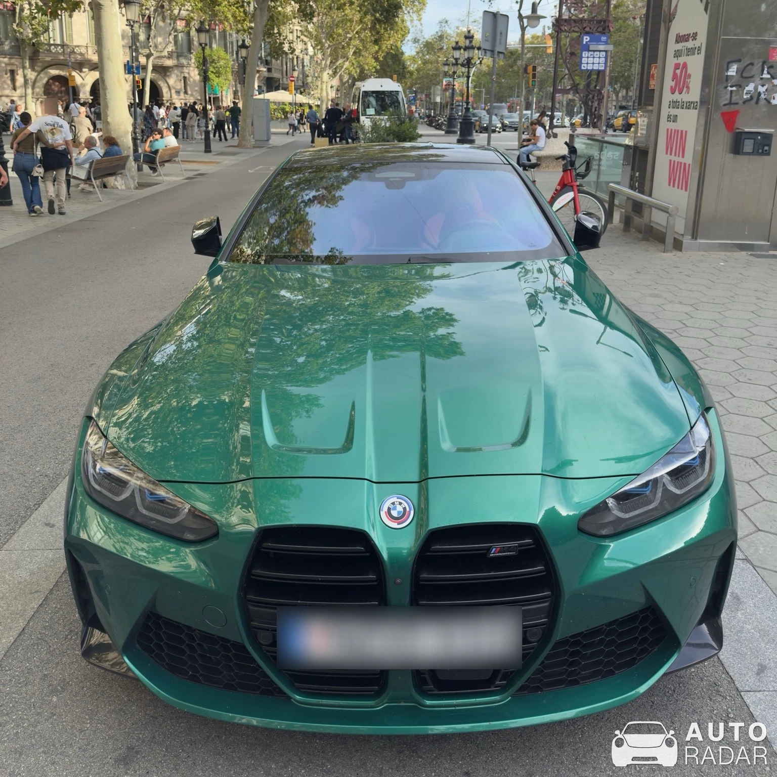 BMW M4 G82 Coupé Competition spotted in Barcelona, Spain