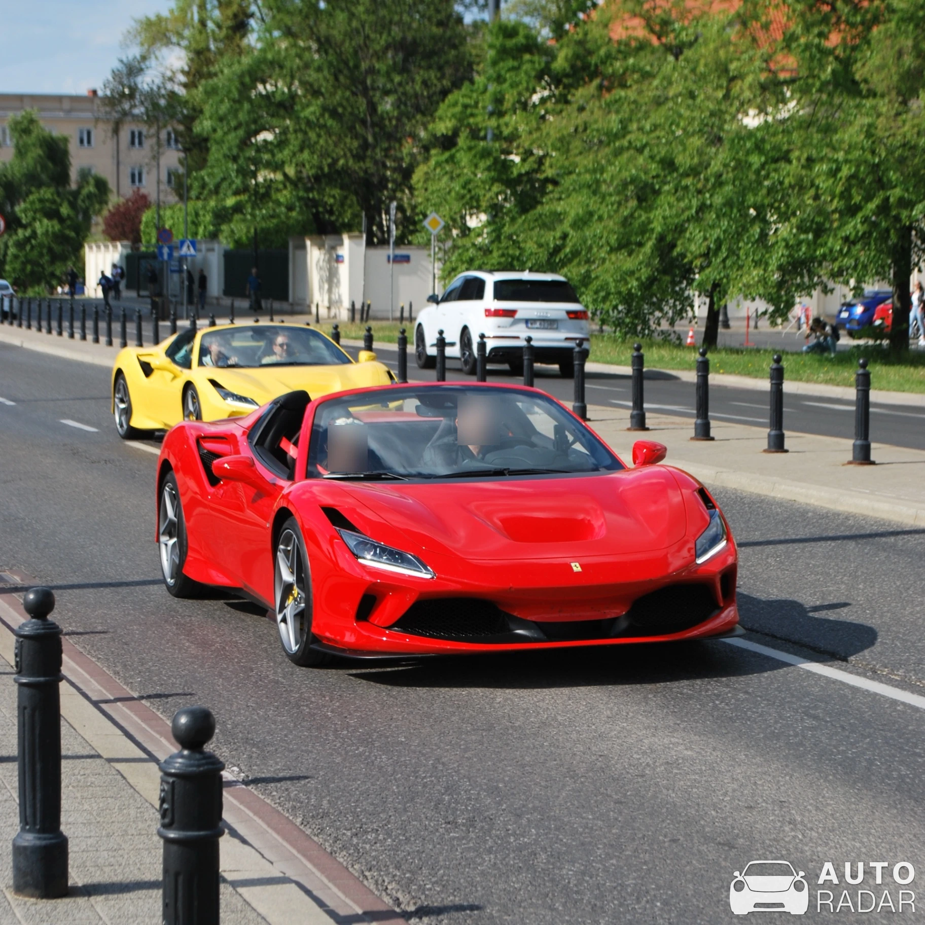 Ferrari F8 Spider spotted in Warszawa, Poland