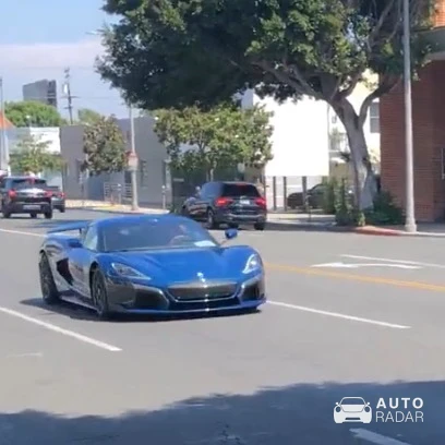 Rimac Nevera spotted in Beverly Hills, United States