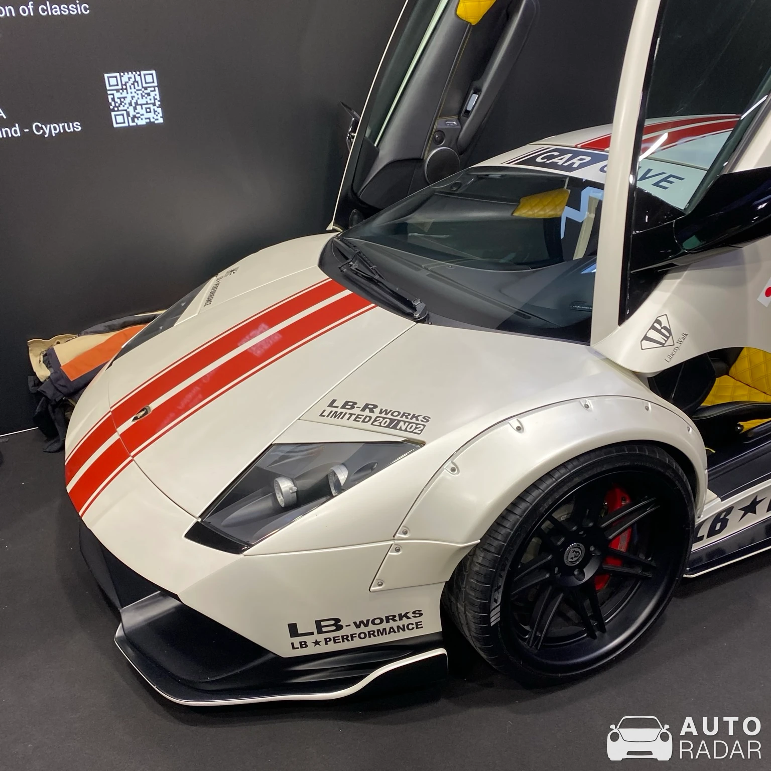 Lamborghini Murciélago LP640 Liberty Walk LB Performance Wide Body spotted in Paris