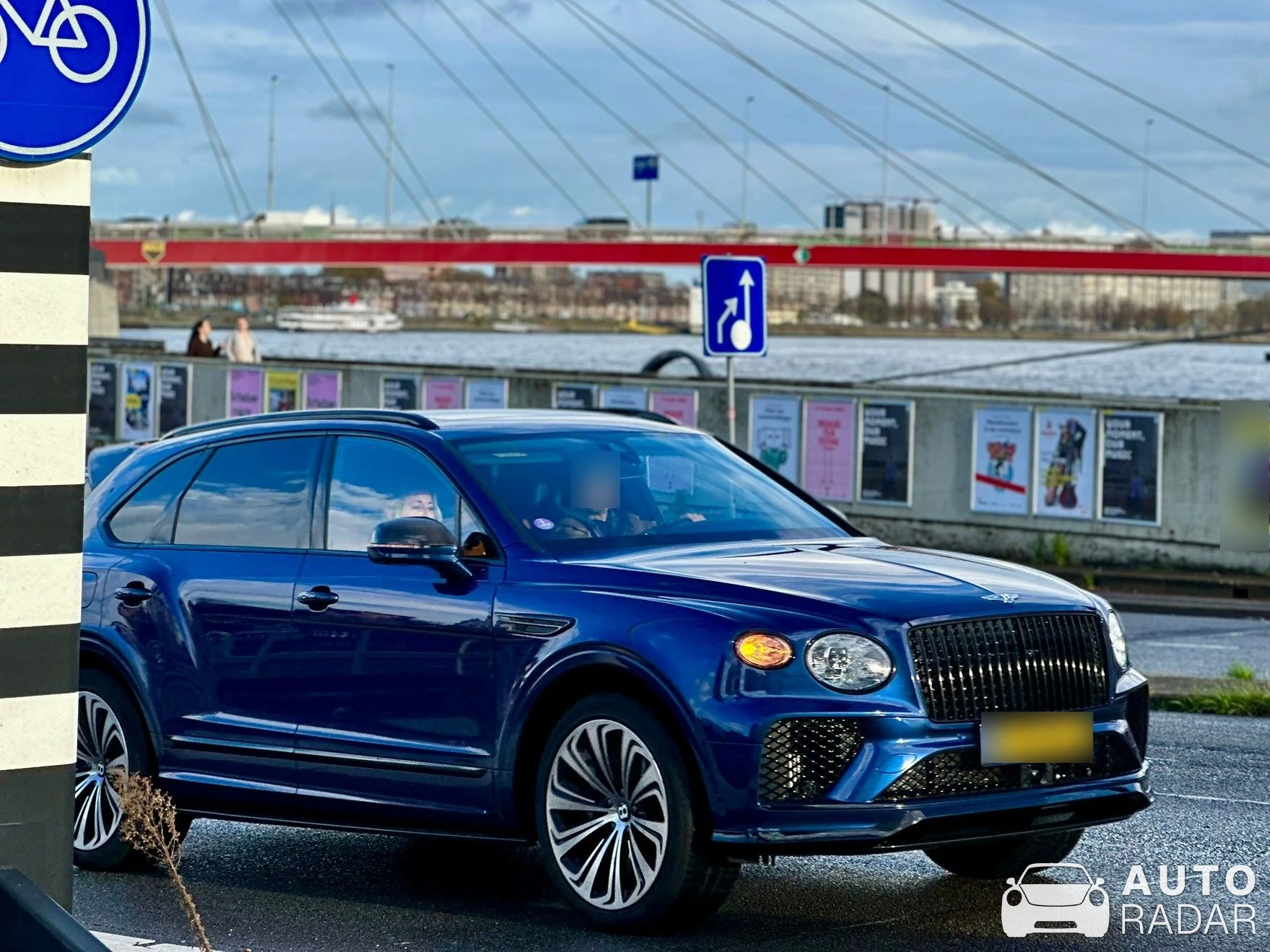 Bentley Bentayga Azure EWB spotted in Rotterdam
