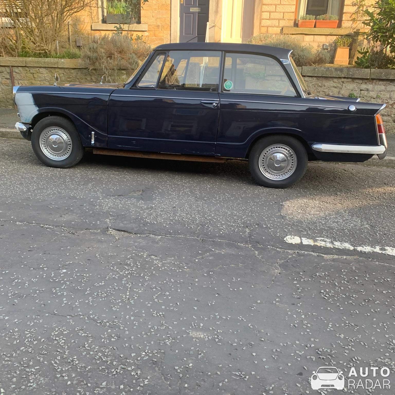 Triumph Herald 1200 spotted in Lancashire, United Kingdom