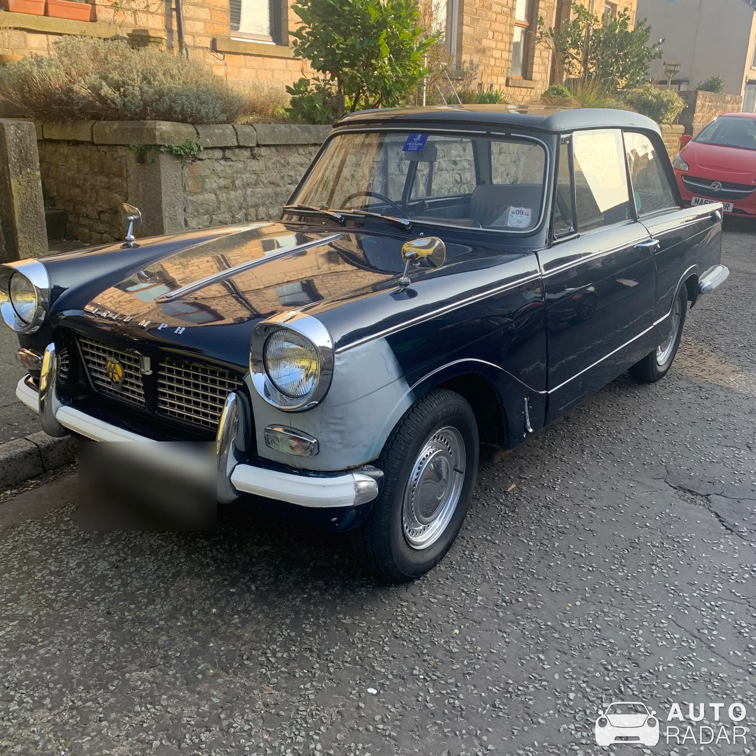 Triumph Herald 1200 spotted