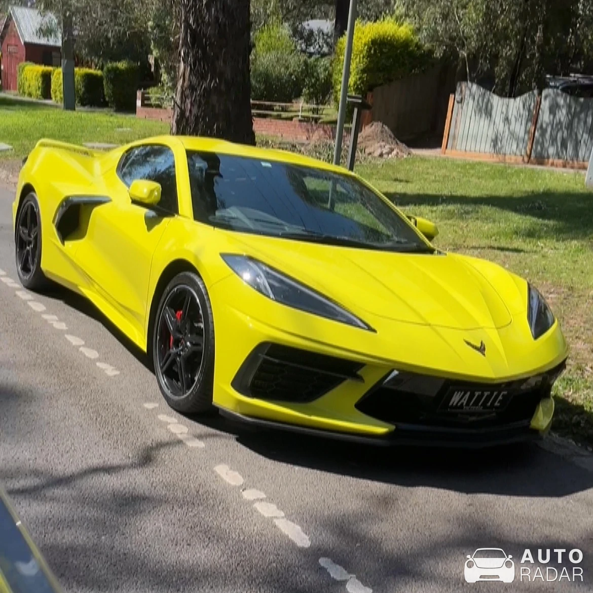 Chevrolet Corvette C8 spotted in Hurstbridge, Australia