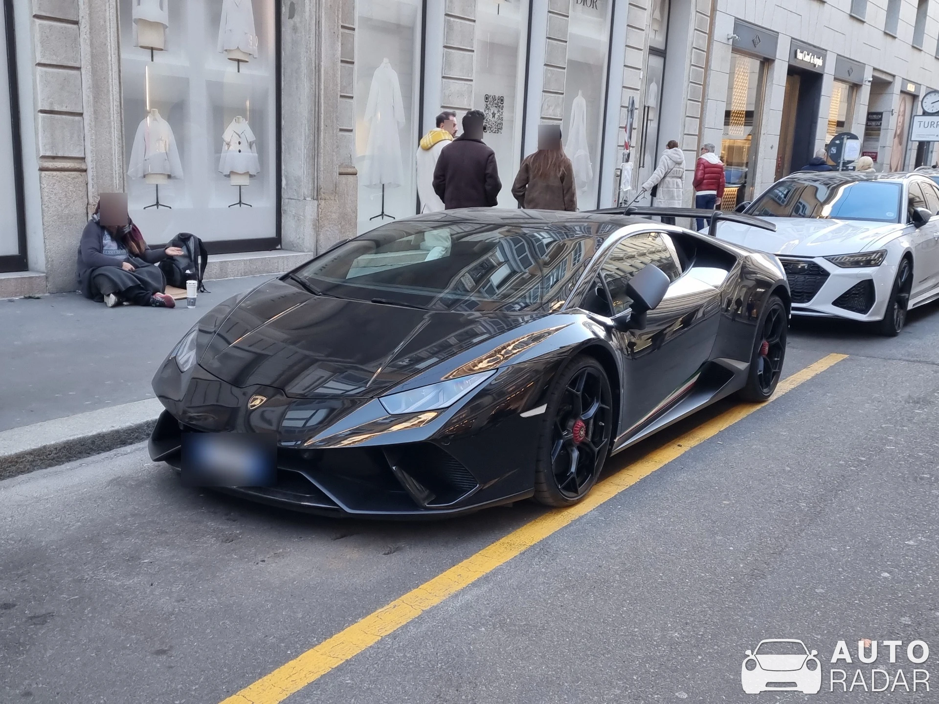 Lamborghini Huracán LP640-4 Performante spotted in Milano, Italy