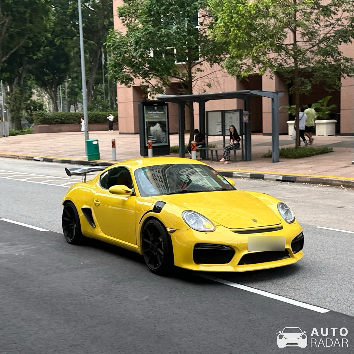 Porsche 981 Cayman spotted in Singapore