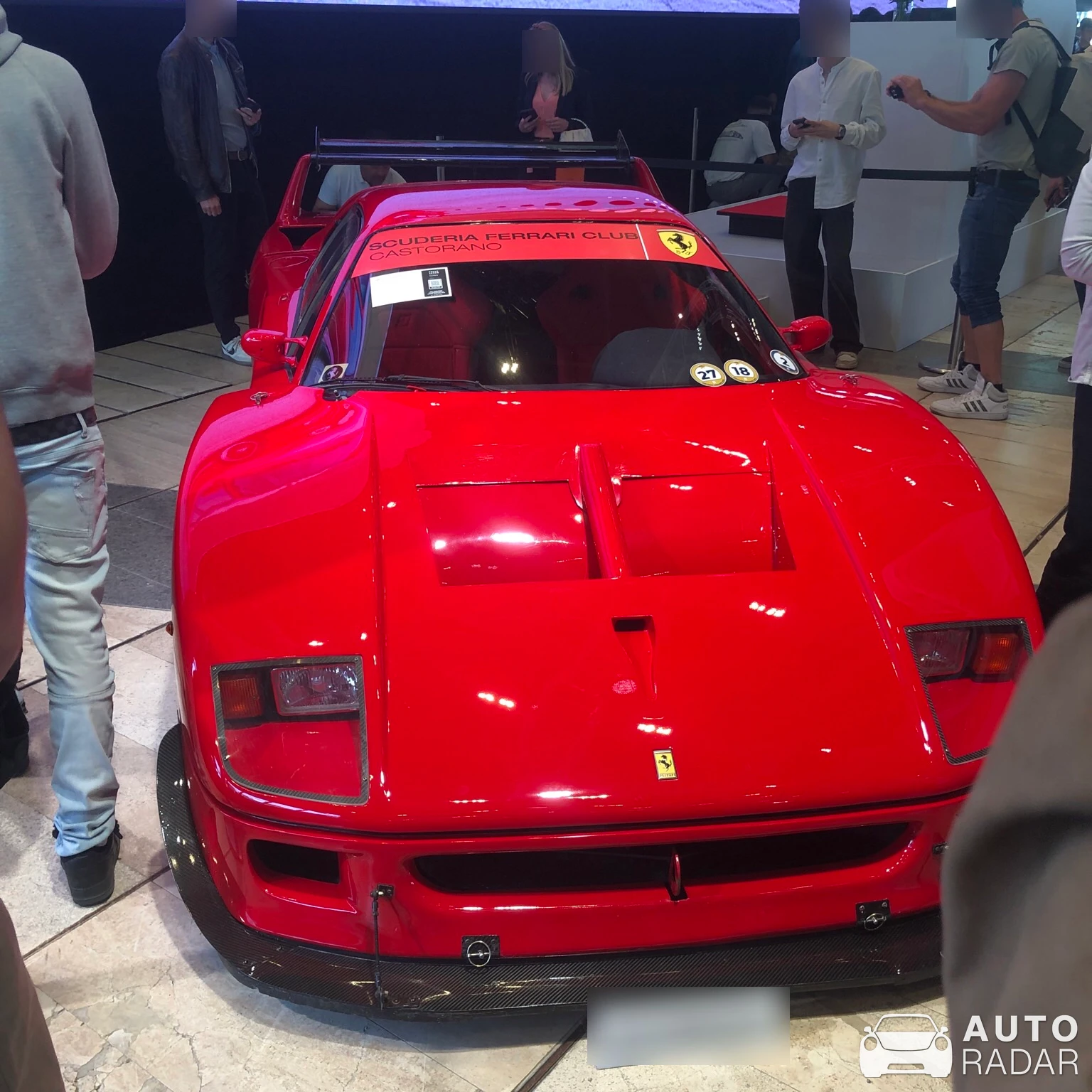 Ferrari F40 Competizione spotted in Cernobbio