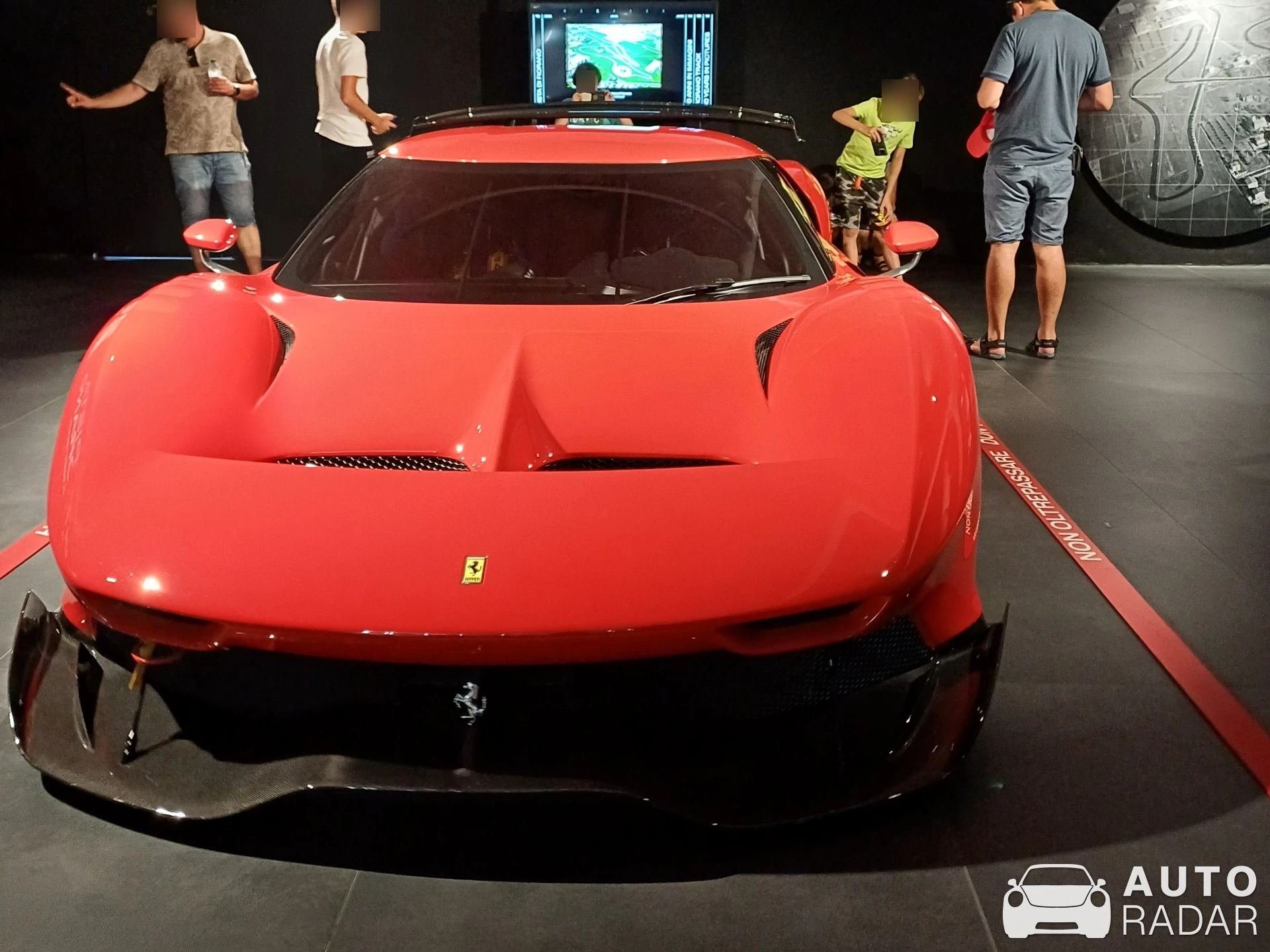 Ferrari P80/C spotted in Maranello