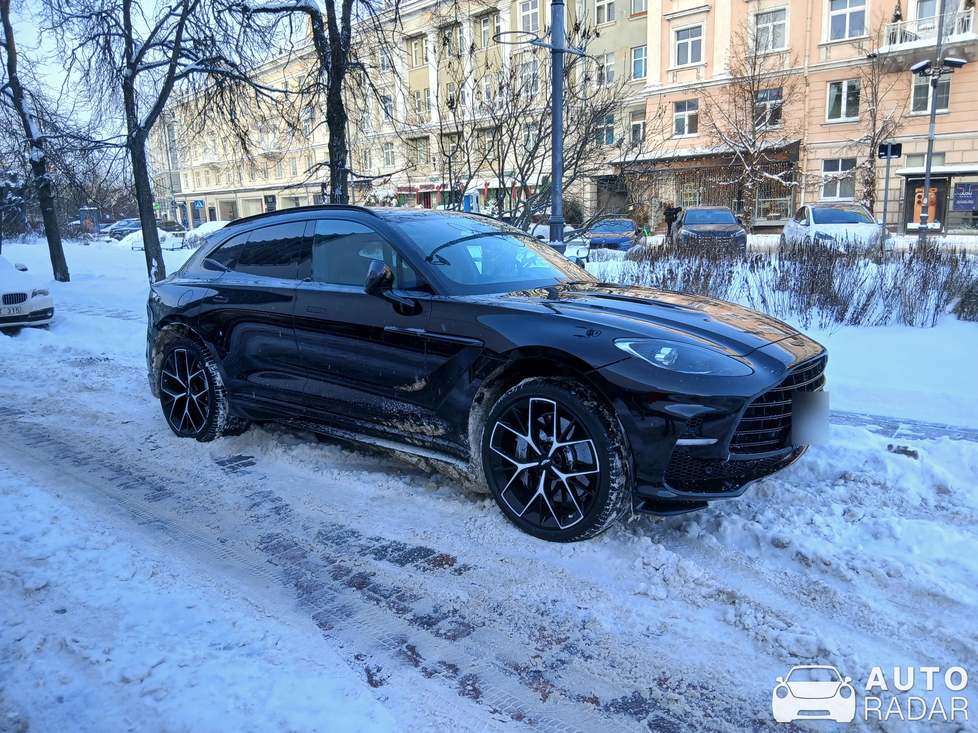 Aston Martin DBX707 spotted in Vilnius, Lithuania