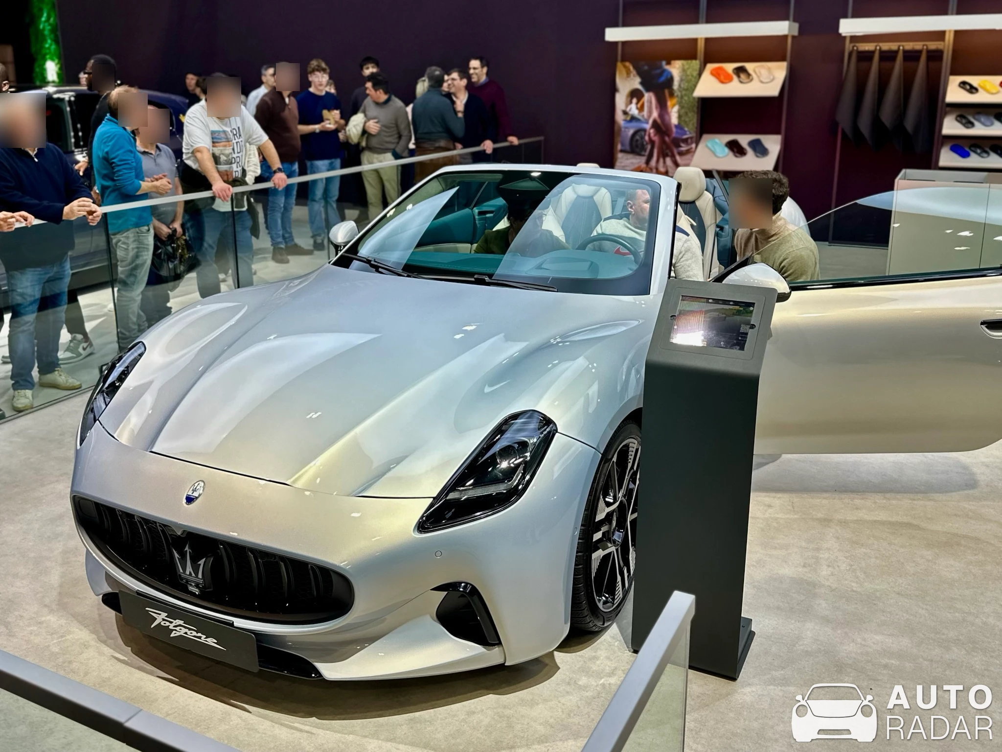 Maserati GranCabrio Folgore 2024 spotted in Bruxelles
