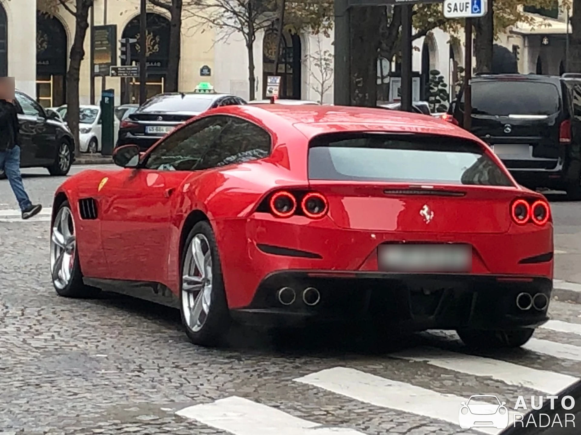 Ferrari GTC4Lusso spotted in Paris, France