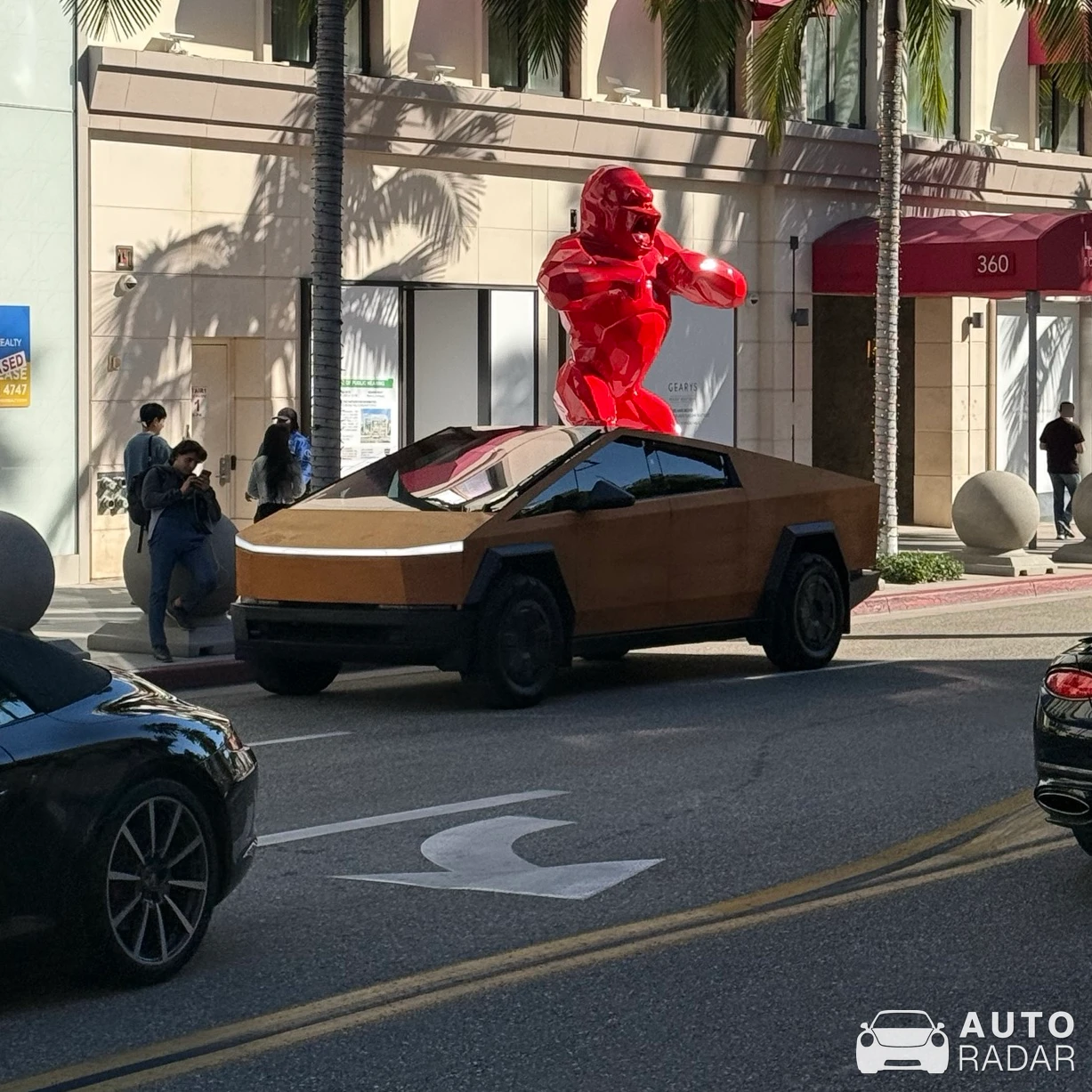 Tesla Cybertruck spotted in Beverly Hills, United States