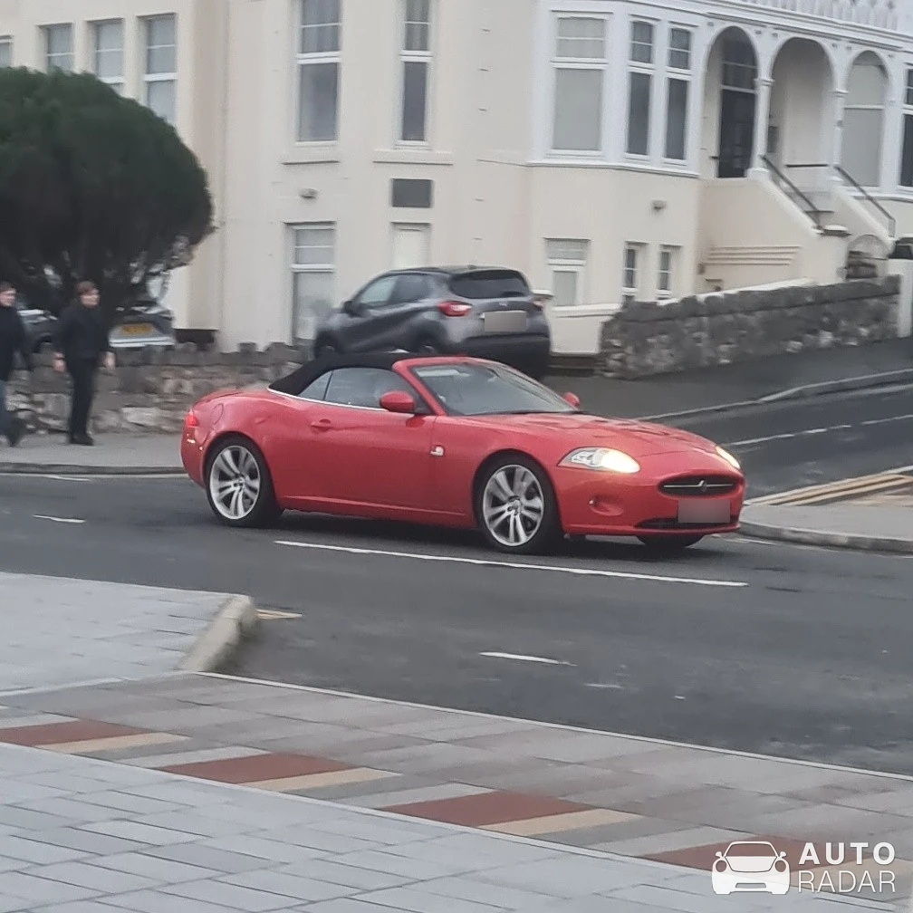 Jaguar XK Convertible spotted in Colwyn Bay