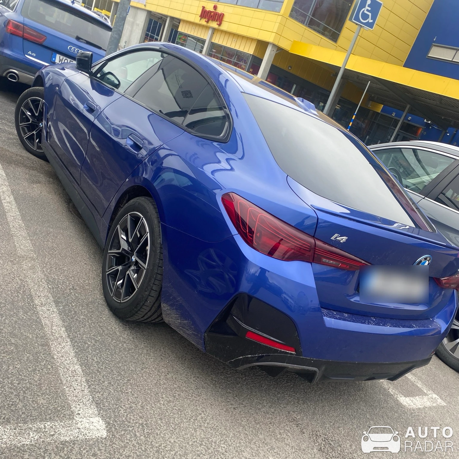 BMW i4 spotted