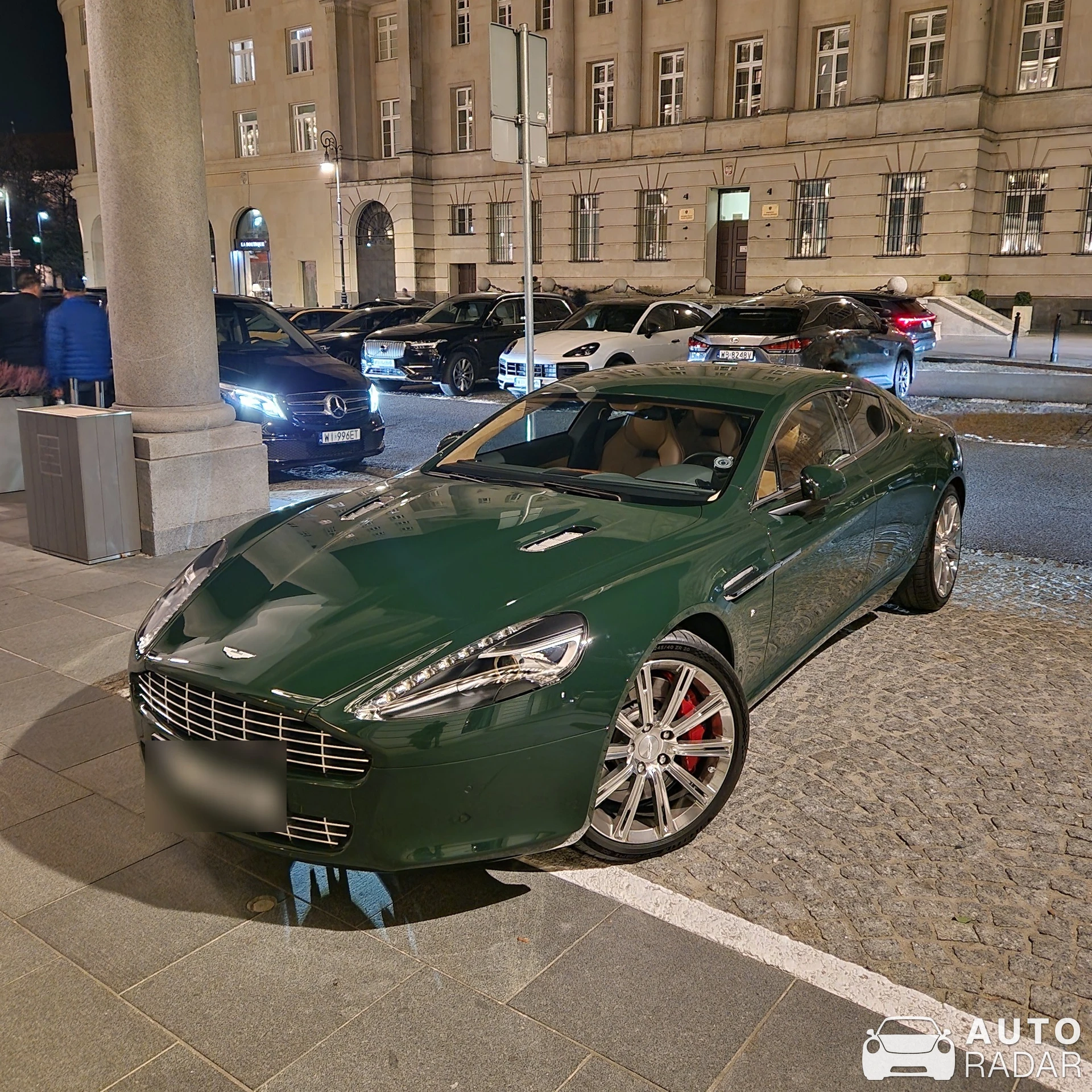 Aston Martin Rapide spotted in Warszawa, Polska