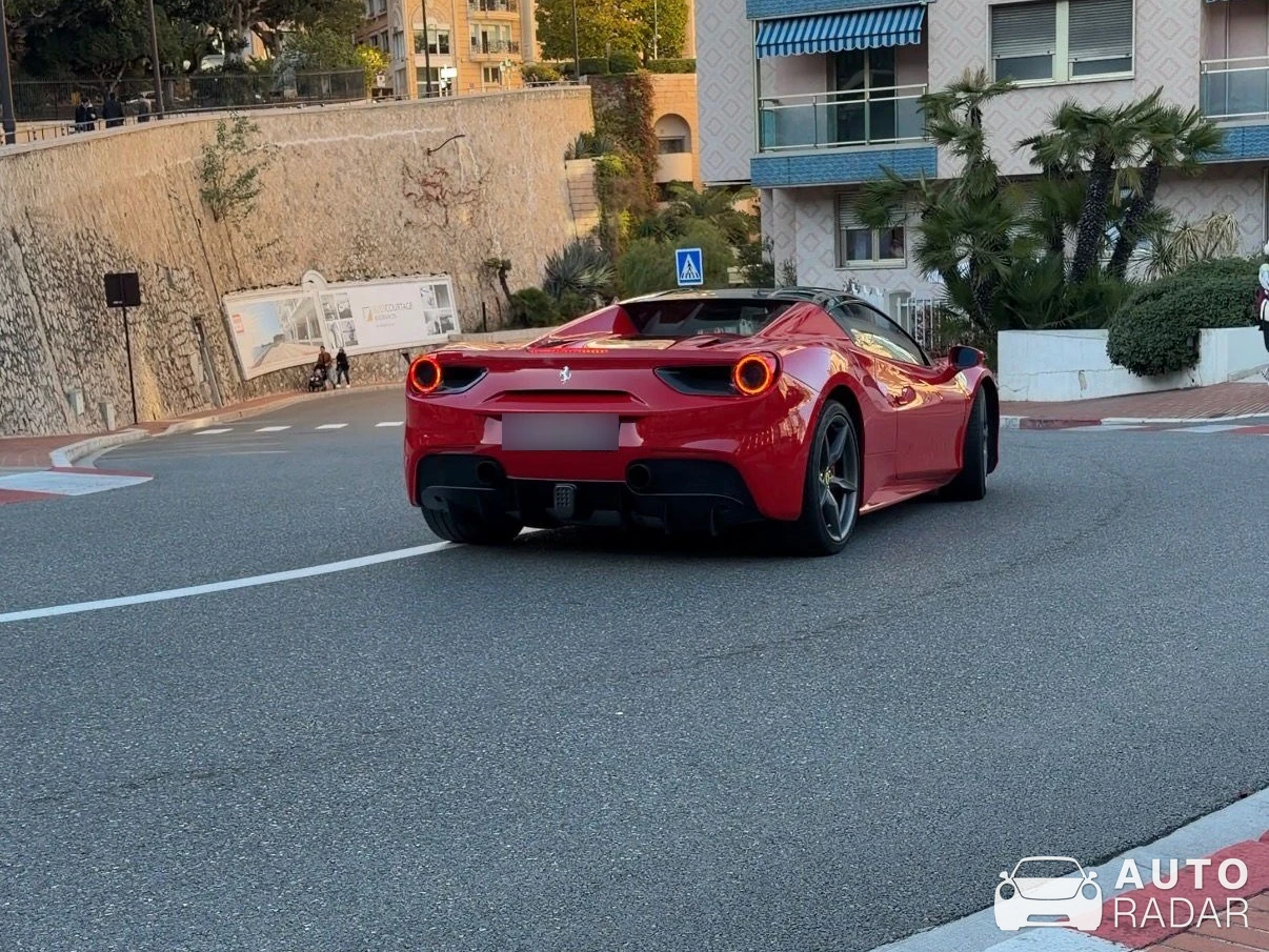 Ferrari 488 Spider spotted in Monaco, Monaco