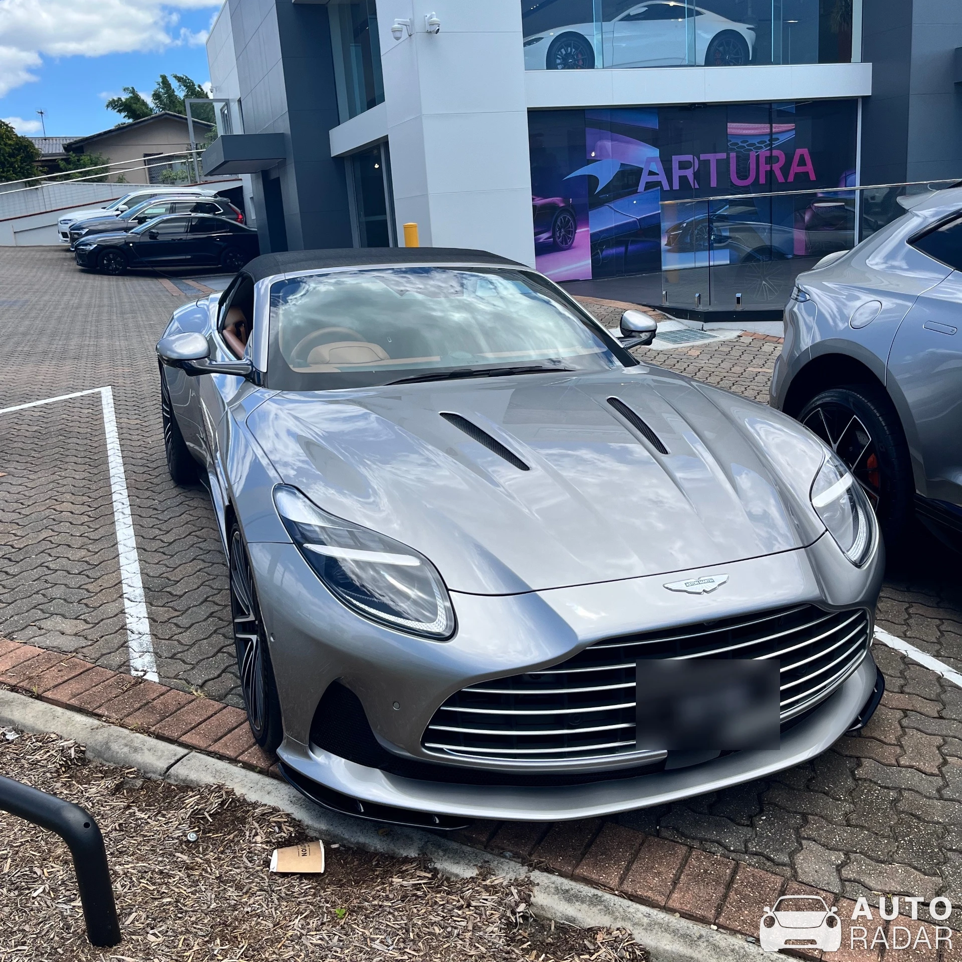 Aston Martin DB12 Volante spotted in Southport, Australia