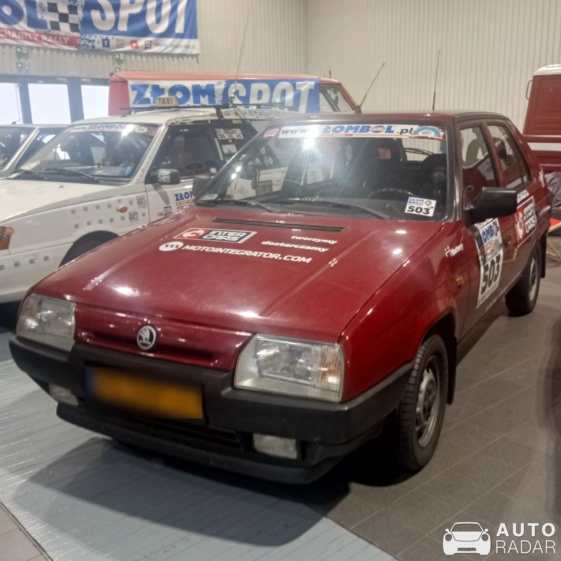Škoda Favorit spotted in Warszawa