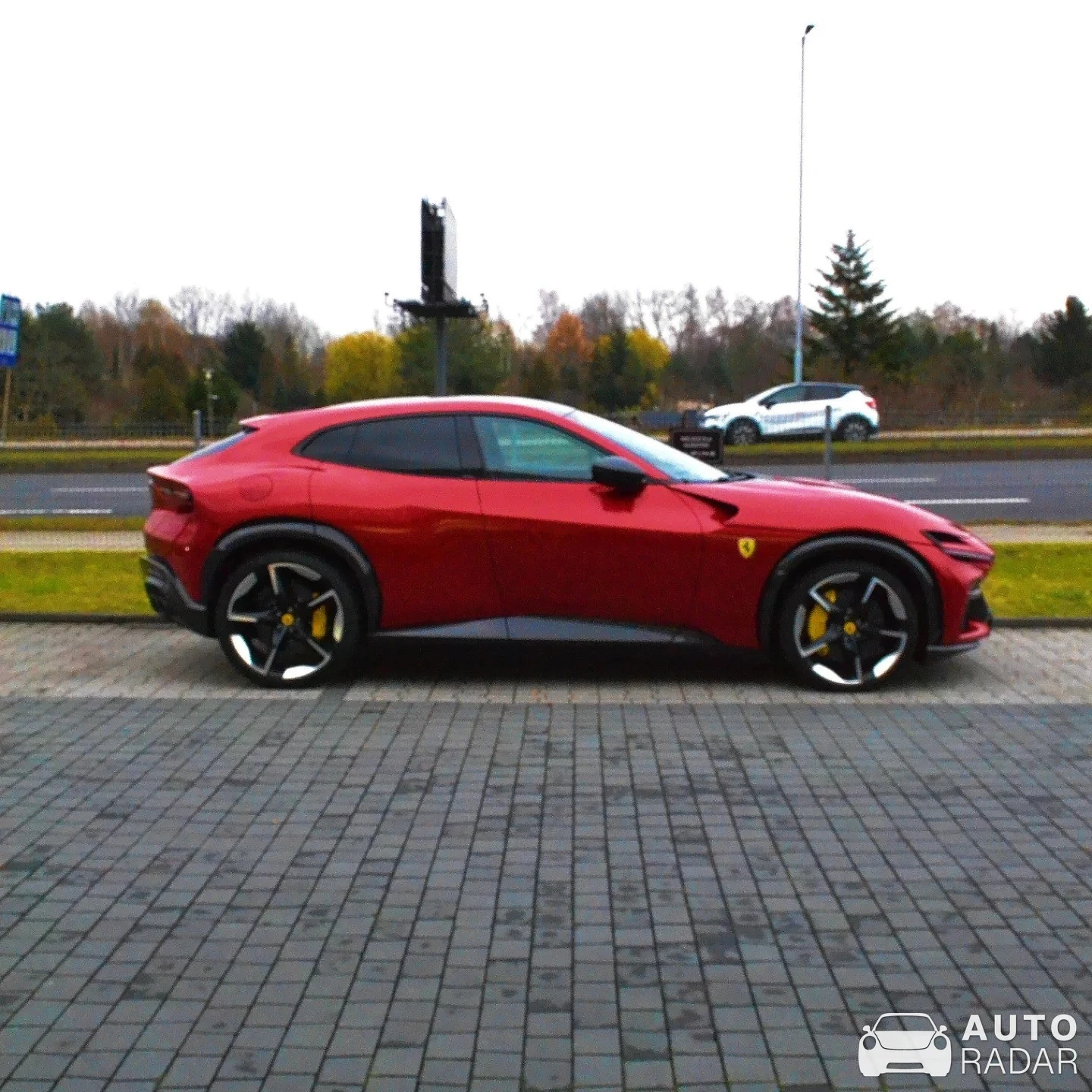 Ferrari Purosangue spotted in Katowice, Poland