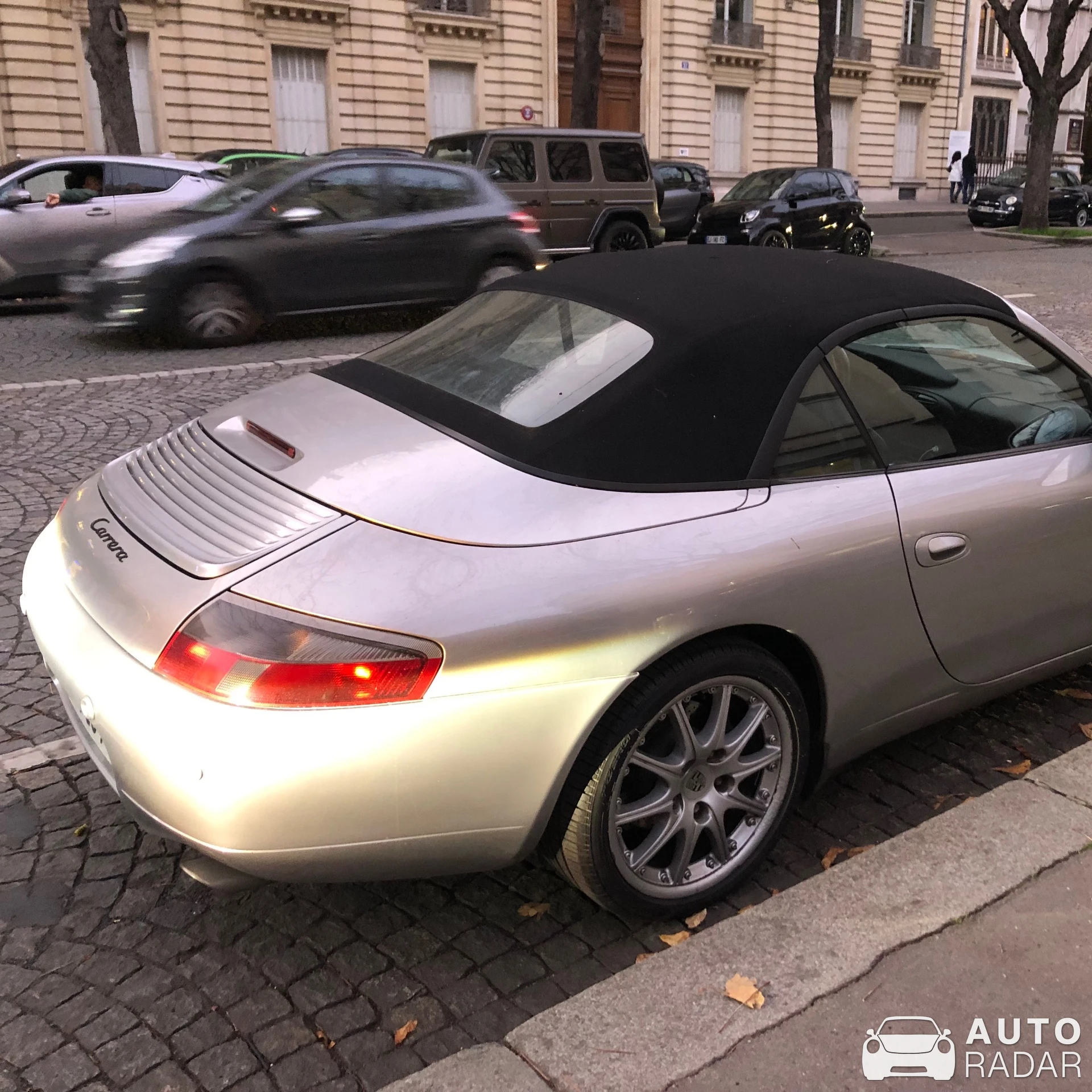Porsche 996 Carrera Cabriolet spotted in Paris, France