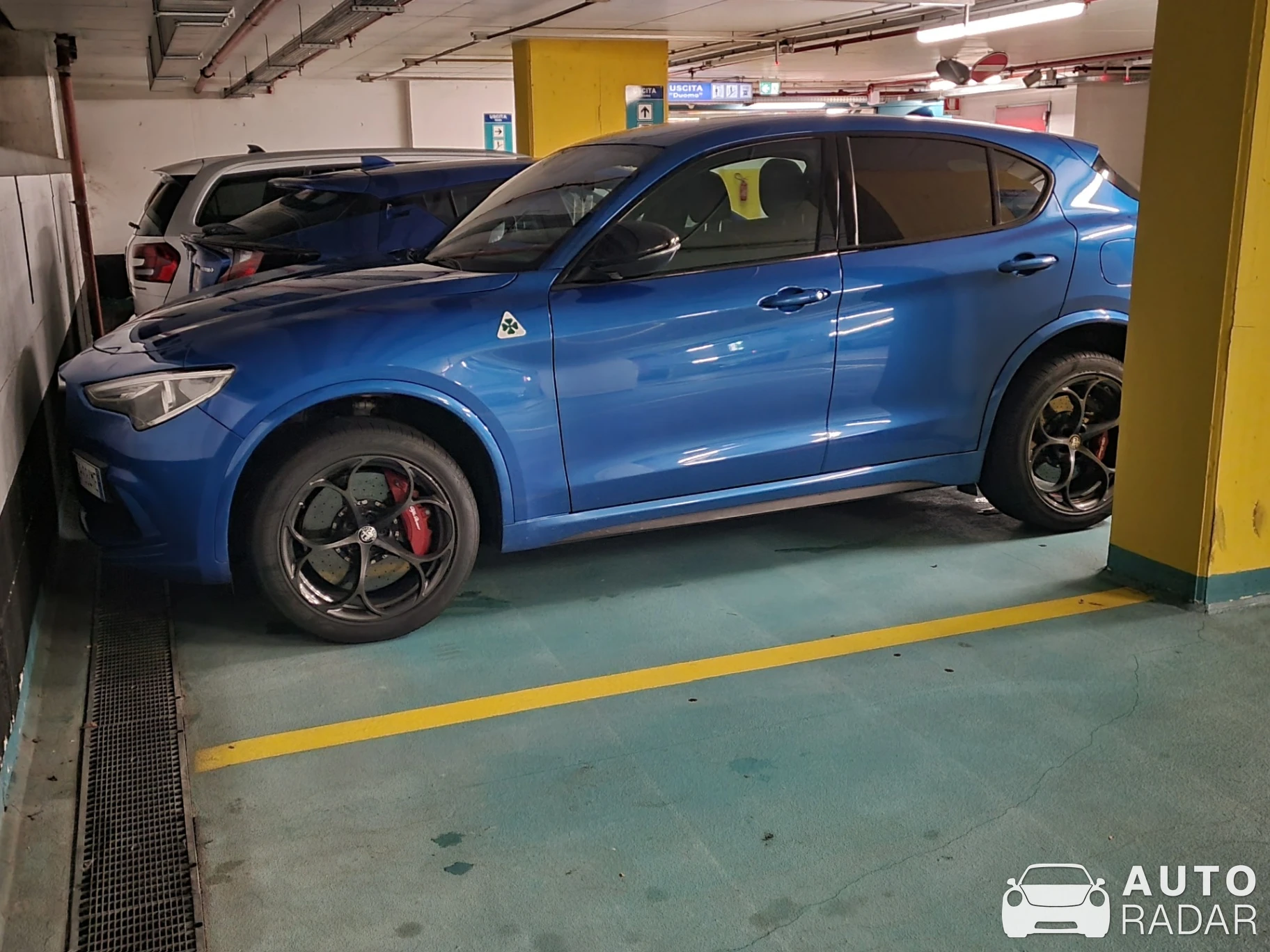 Alfa Romeo Stelvio Quadrifoglio spotted in Milano, Italia