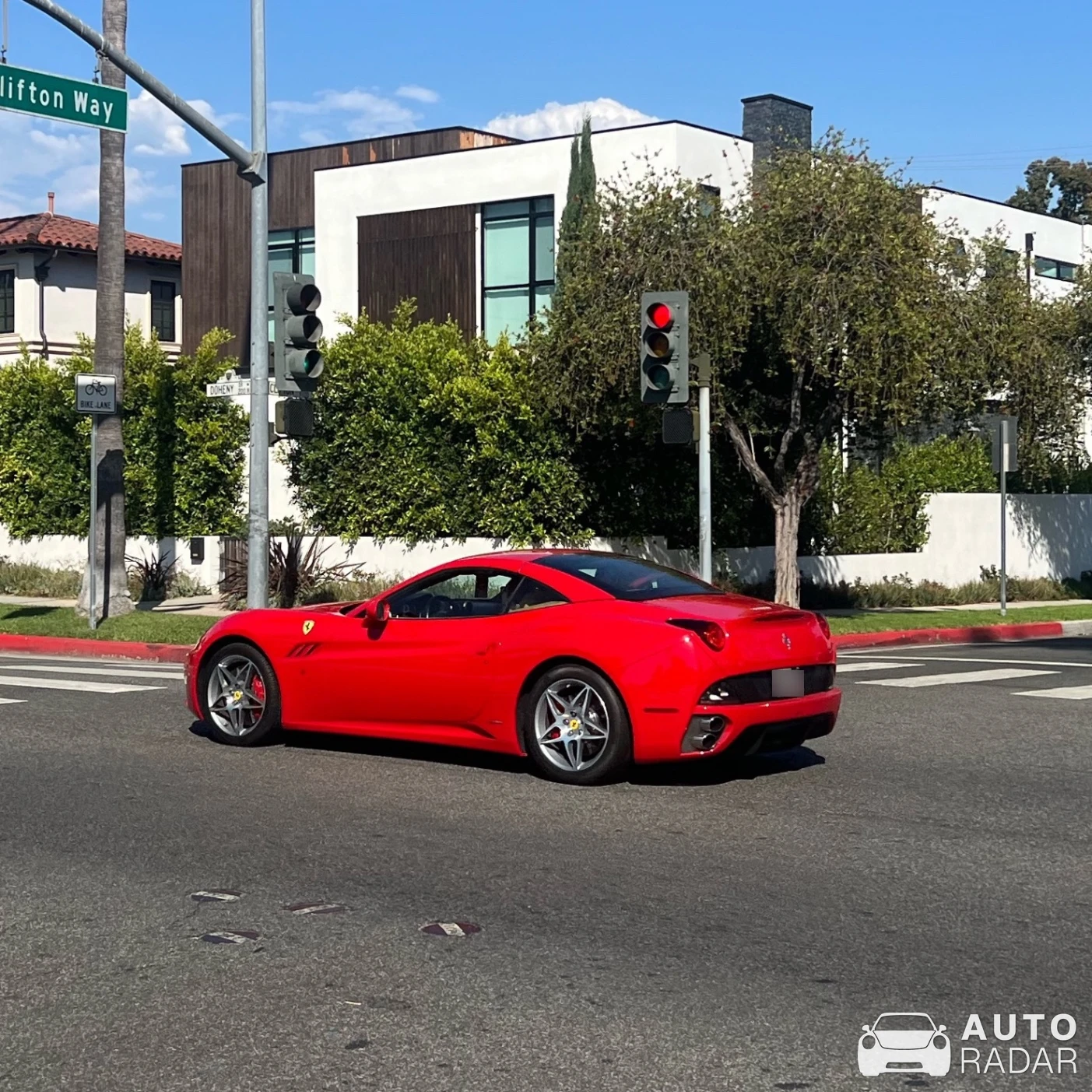 Ferrari California spotted in Beverly Hills, United States