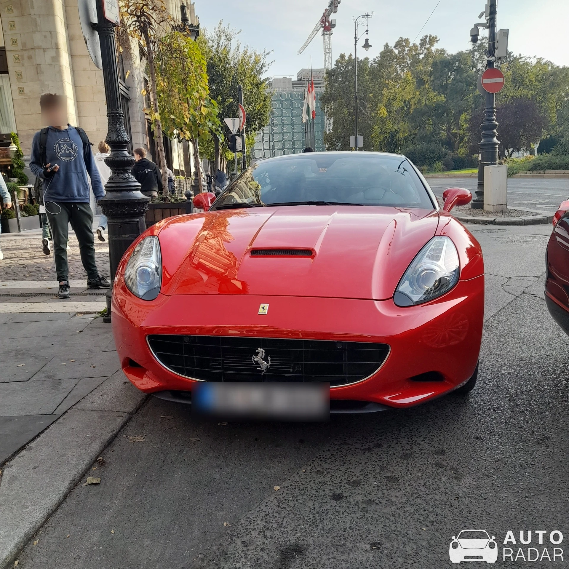 Ferrari California spotted in Budapest, Magyarország