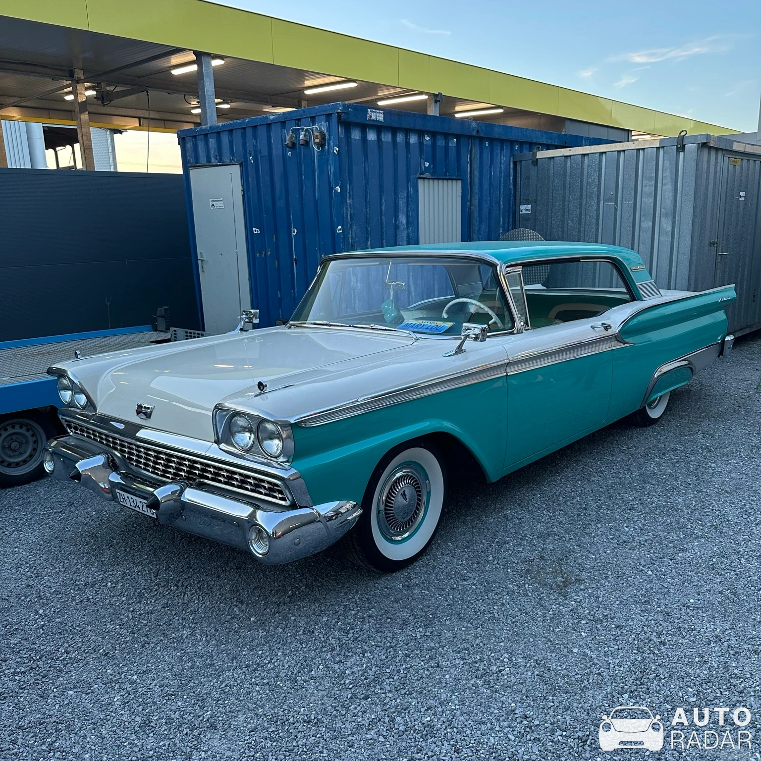 Ford Fairlane 500 Skyliner spotted in Rafz