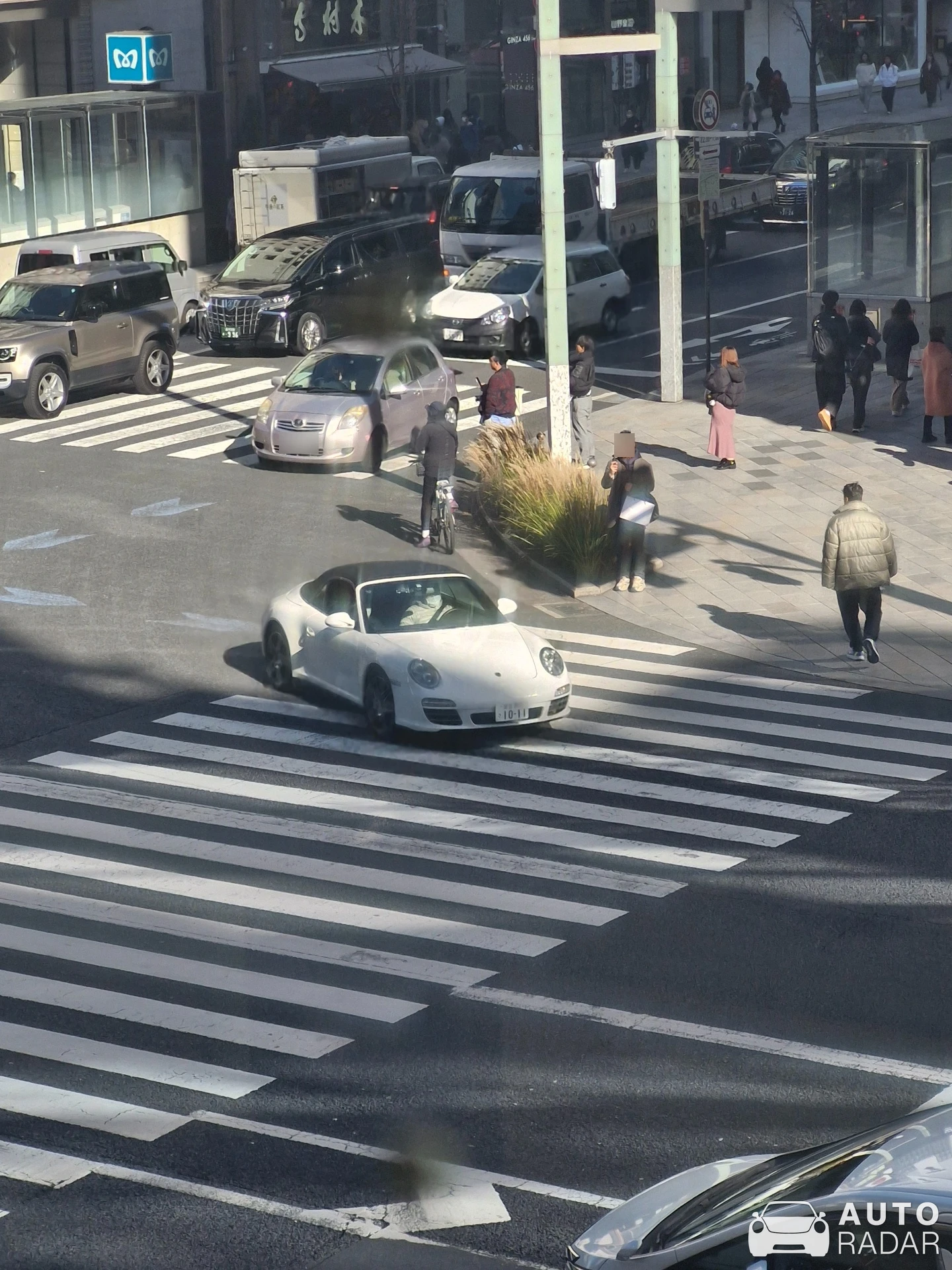 Porsche 997 Carrera S Cabriolet spotted in Sumida City, Japan