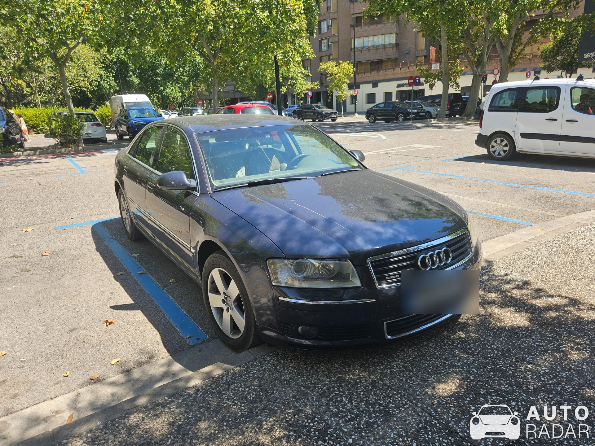Audi A8L spotted in Zaragoza