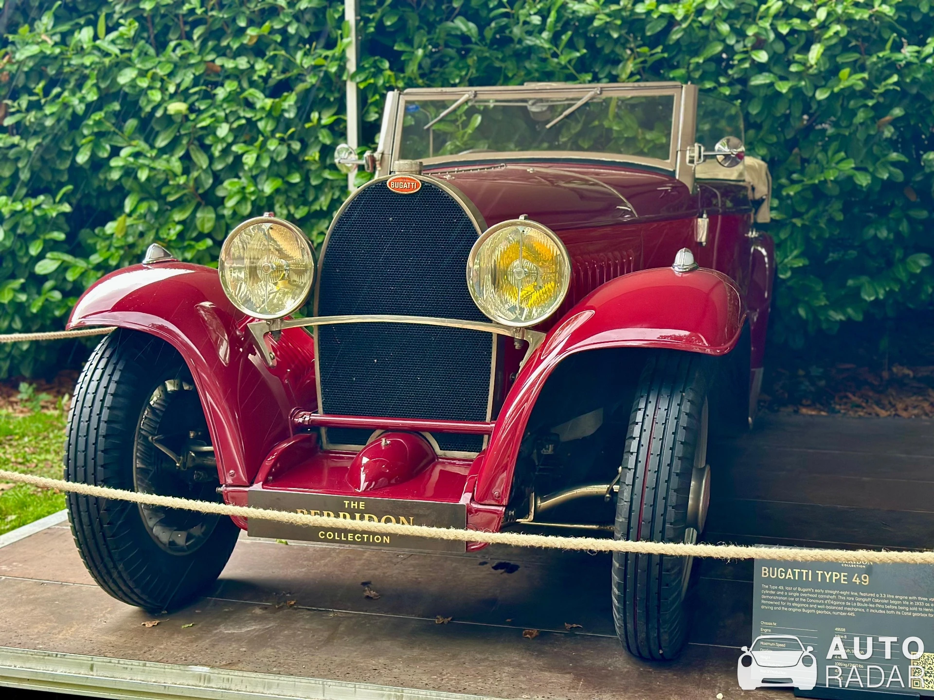 Bugatti Type 49 spotted in Beesd