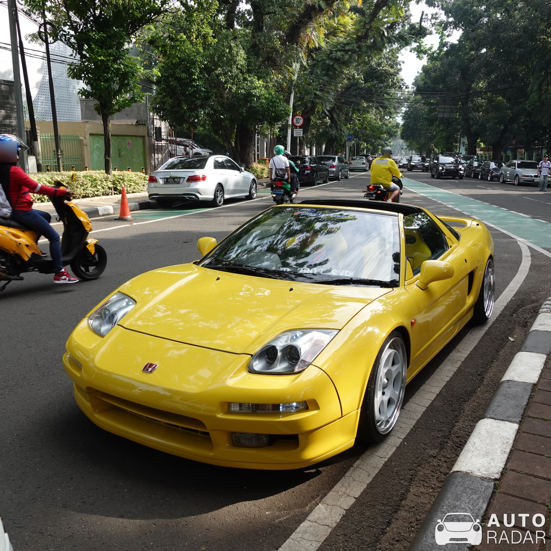 Honda NSX Type-S spotted in Kota Jakarta Selatan, Indonesia