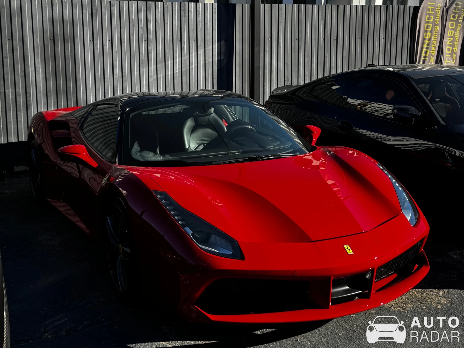Ferrari 488 GTB spotted in Большой Сочи, Россия