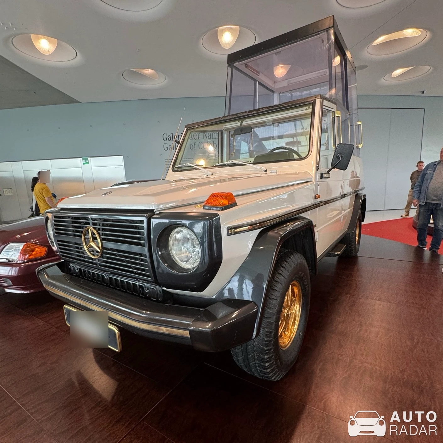 Mercedes-Benz 230G 'Papamobil' spotted in Stuttgart