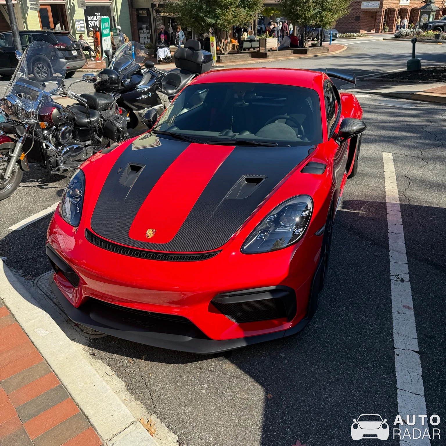Porsche 718 Cayman GT4 RS spotted in Dahlonega, United States