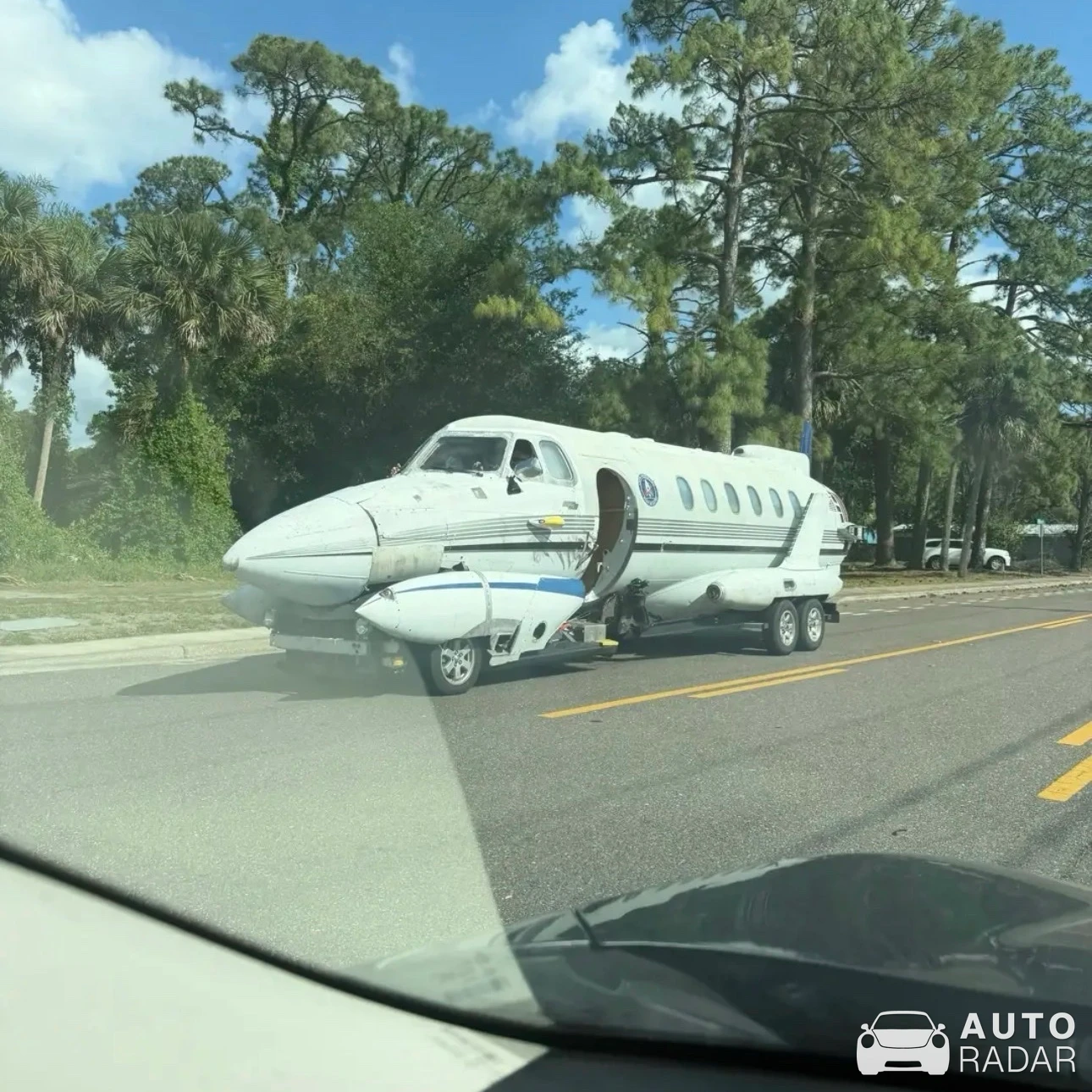 Custom Learjet 35 Limo-Jet spotted in London