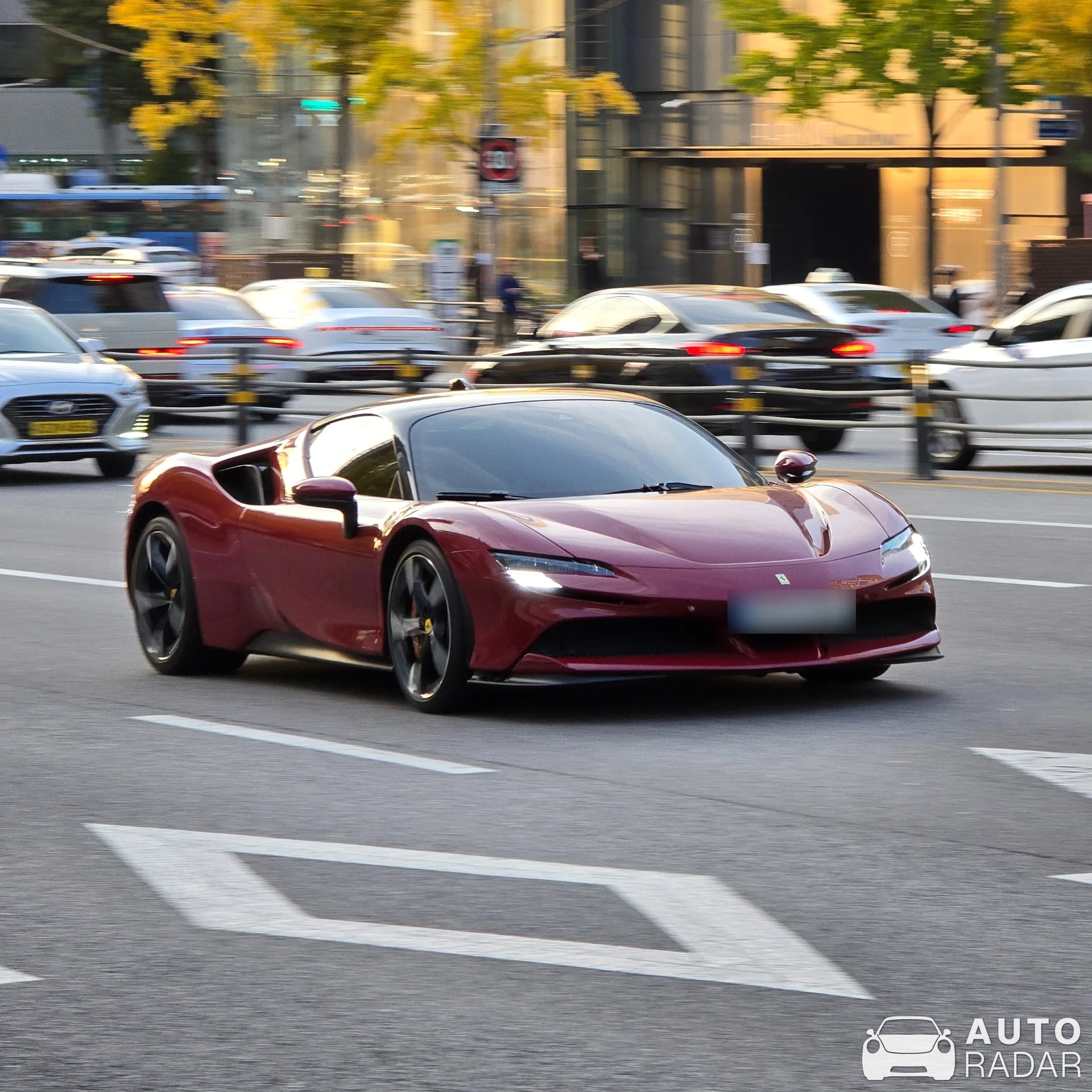 Ferrari SF90 Stradale spotted in 강남구, 대한민국
