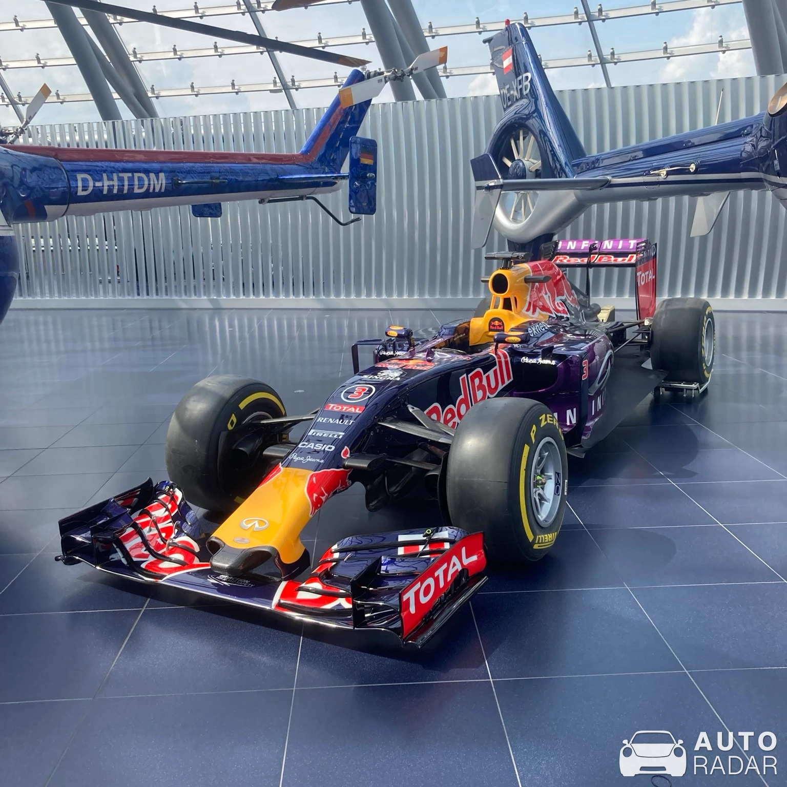 Red Bull Racing RB10 spotted in Salzburg